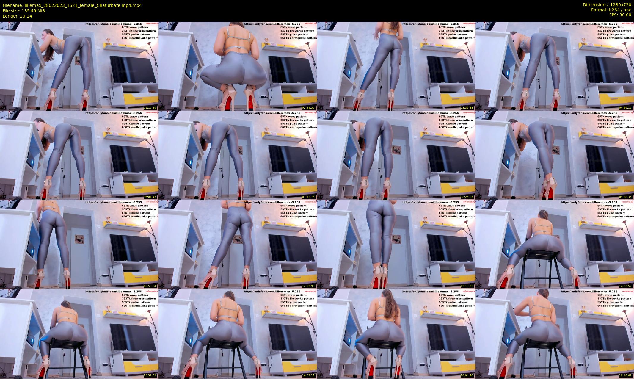 lillemax — 21 minute Chaturbate female cam show recording, 720p, Feb 28, 2023