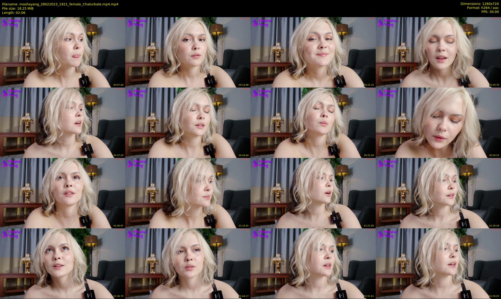 mashayang — 3 minute Chaturbate female cam show recording, 720p, Feb 28, 2023