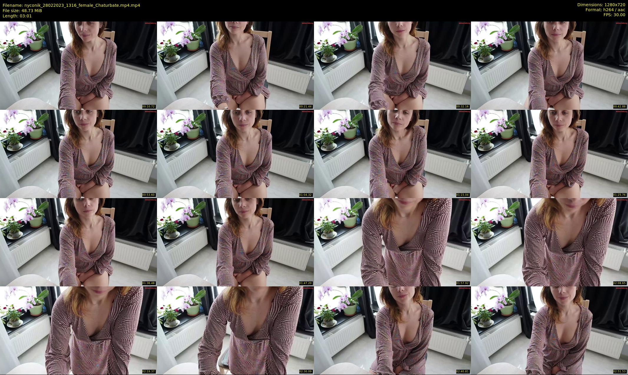 nyconik — 4 minute Chaturbate female cam show recording, 720p, Feb 28, 2023