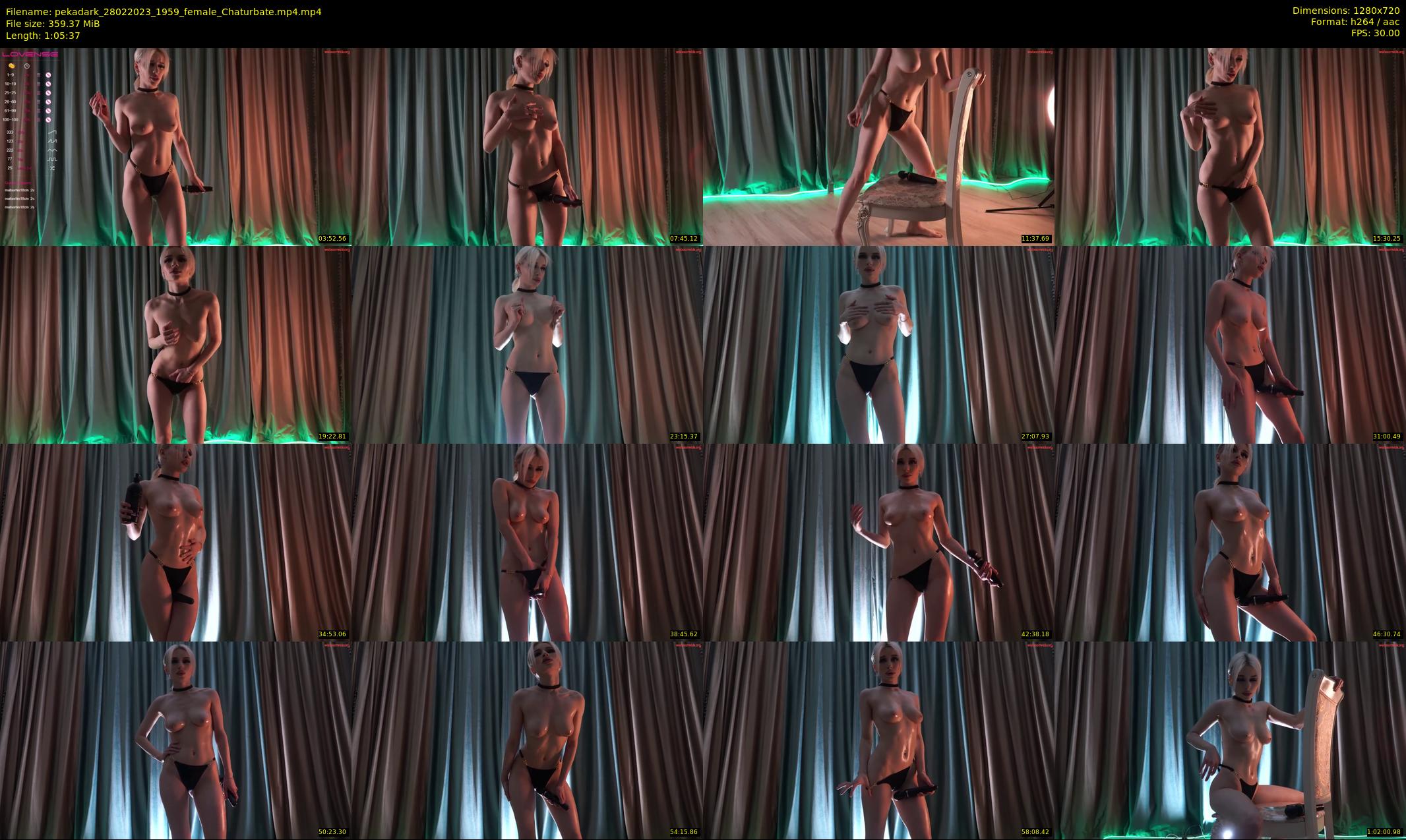 pekadark — 66 minute Chaturbate female cam show recording, 720p, Feb 28, 2023
