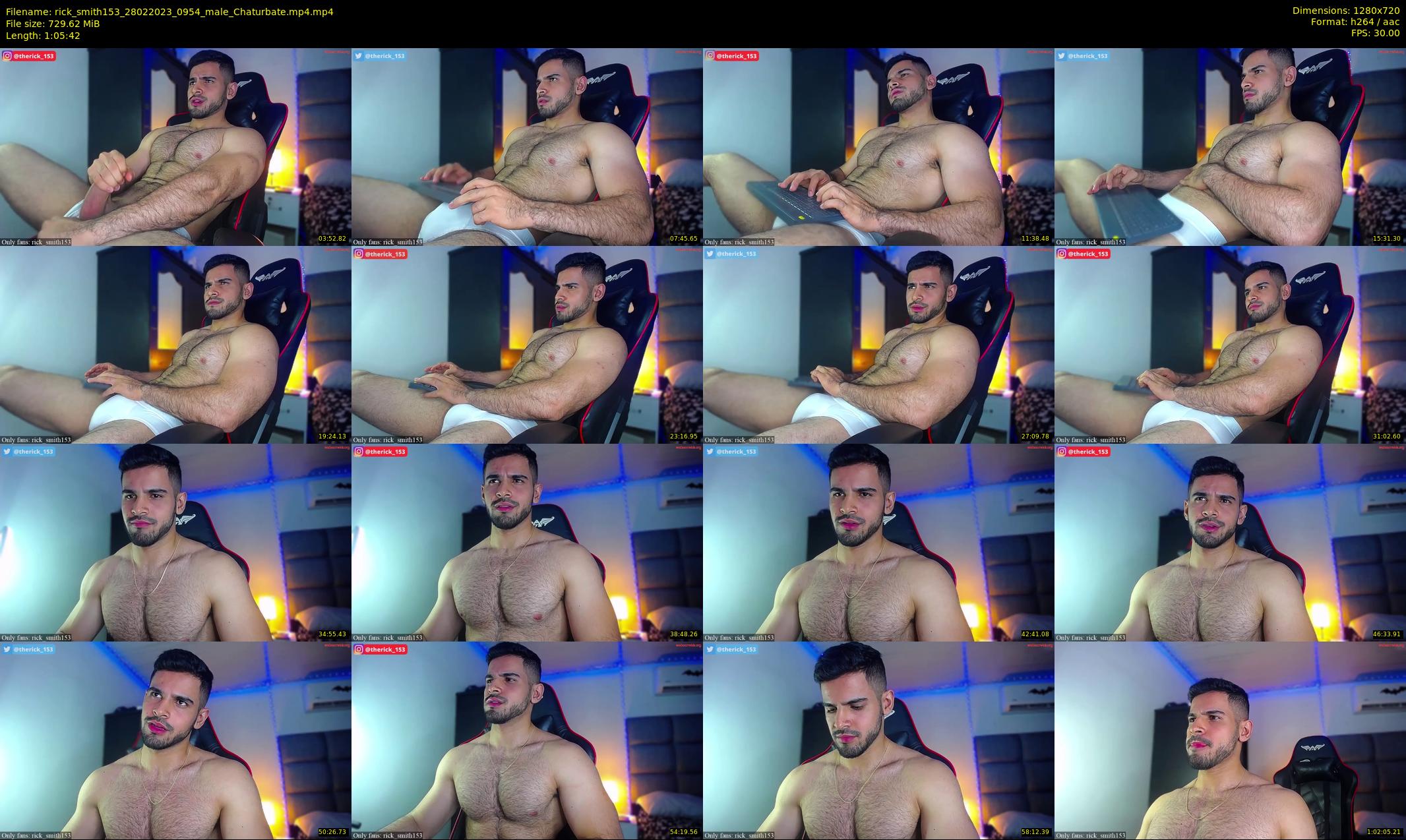 rick_smith153 — 66 minute Chaturbate male cam show recording, 720p, Feb 28, 2023