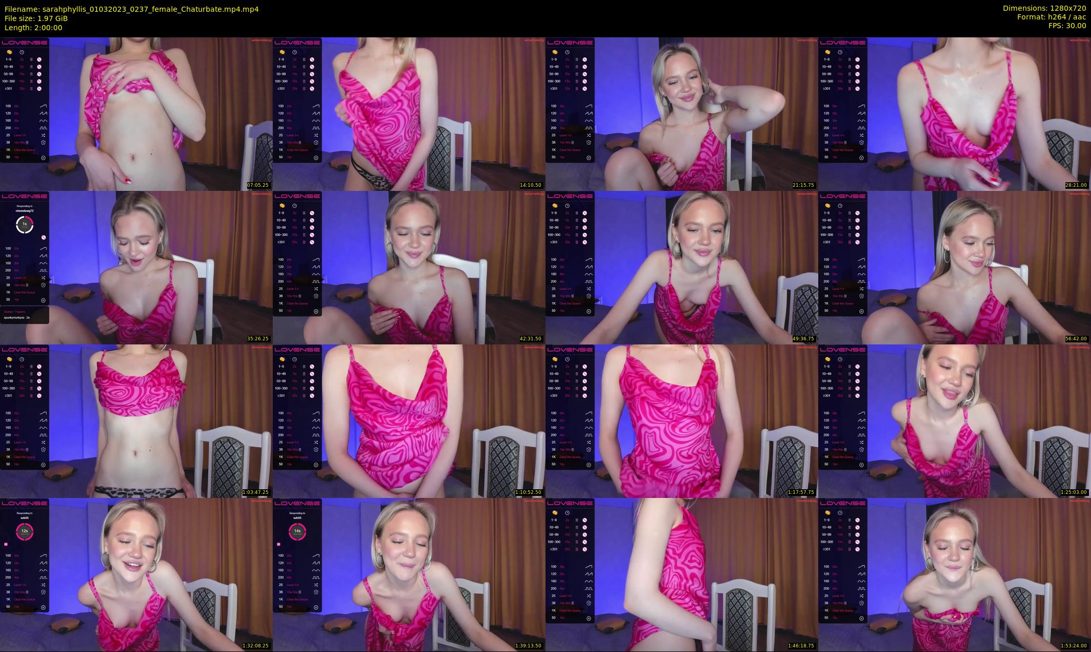 sarahphyllis — 120 minute Chaturbate female cam show recording, 720p, Mar 1, 2023