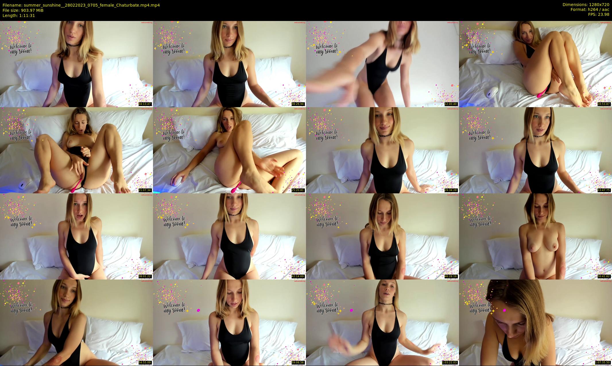 summer_sunshine_ — 72 minute Chaturbate female cam show recording, 720p, Feb 28, 2023