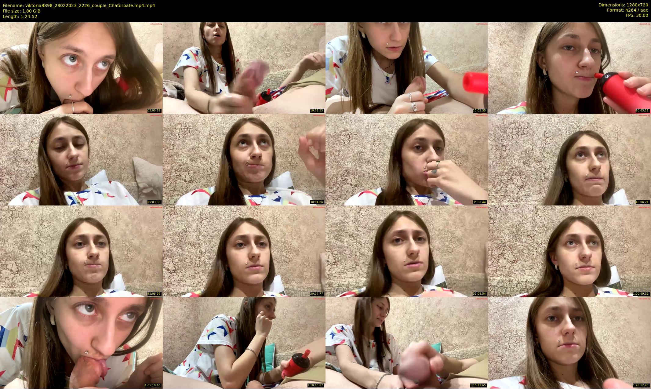 viktoria9898 — 85 minute Chaturbate couple cam show recording, 720p, Feb 28, 2023