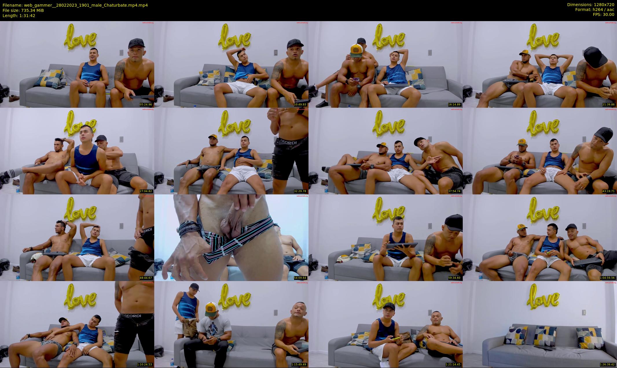 web_gammer_ — 92 minute Chaturbate male cam show recording, 720p, Feb 28, 2023