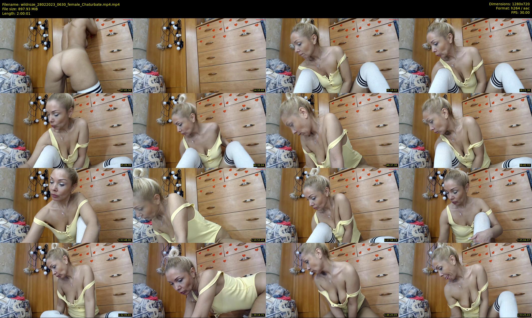 wildroze — 121 minute Chaturbate female cam show recording, 720p, Feb 28, 2023