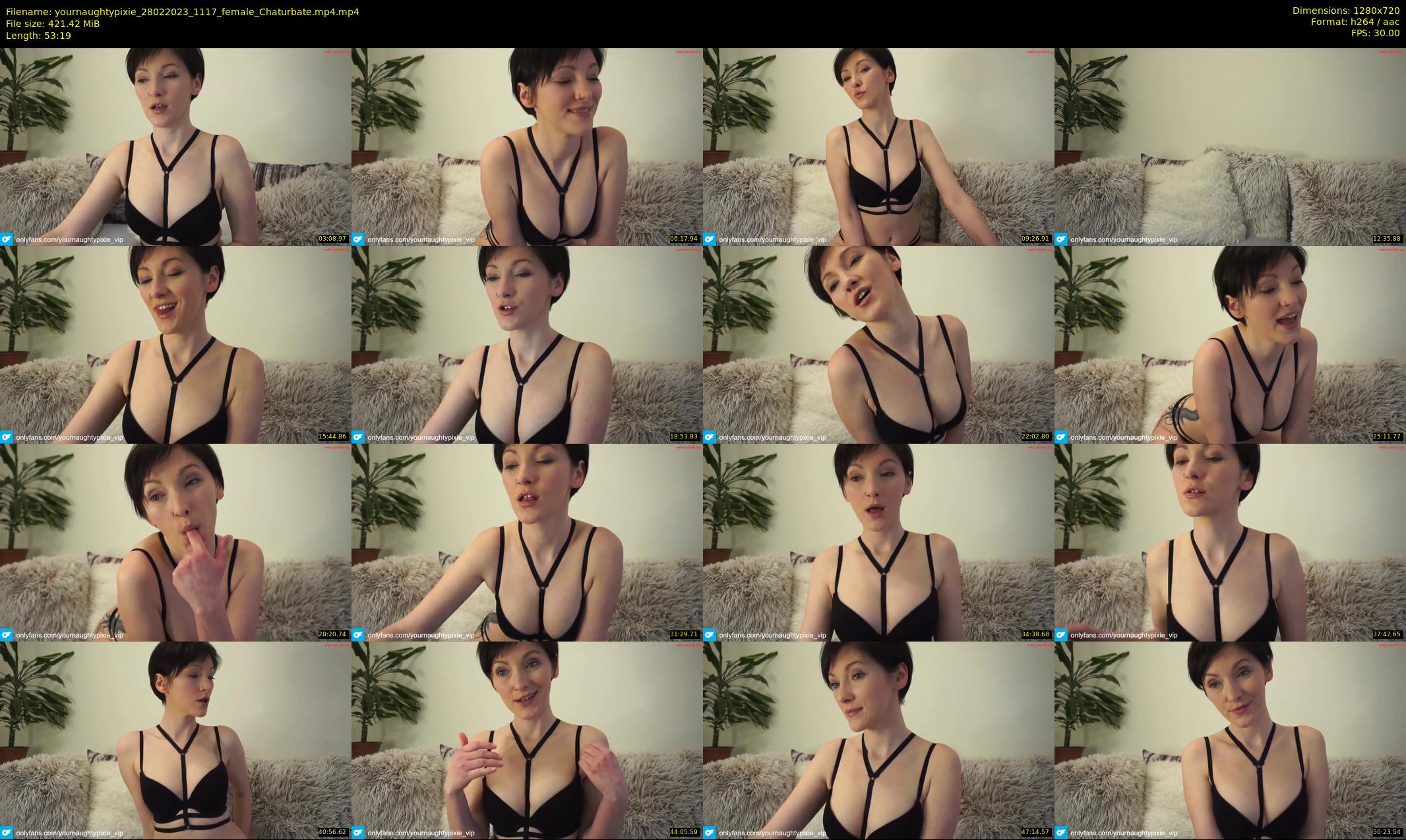 yournaughtypixie — 54 minute Chaturbate couple cam show recording, 720p, Feb 28, 2023