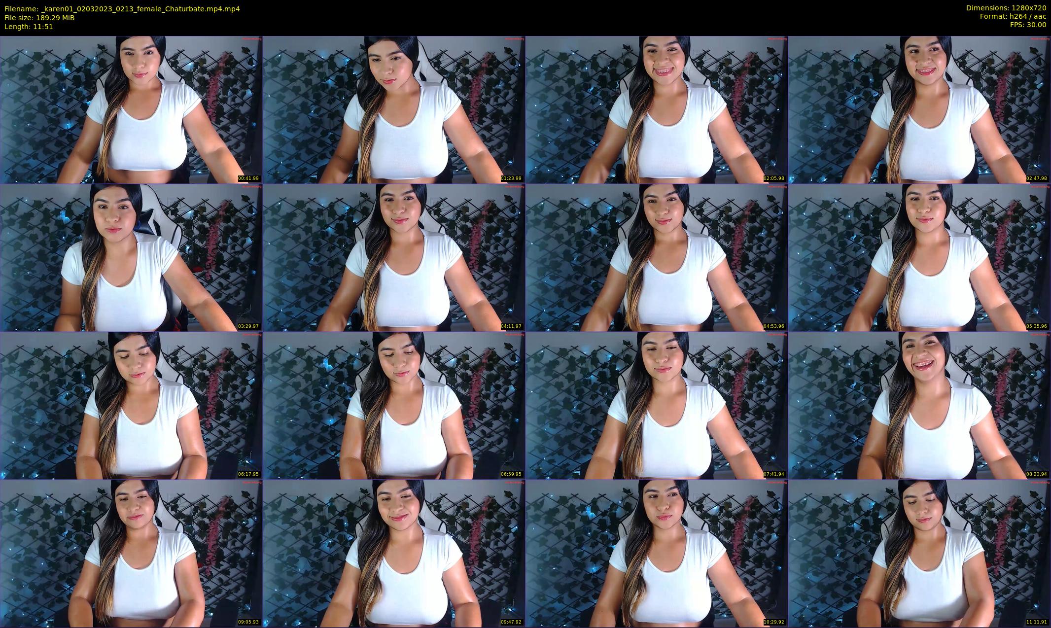 _karen01 — 12 minute Chaturbate female cam show recording, 720p, Mar 2, 2023
