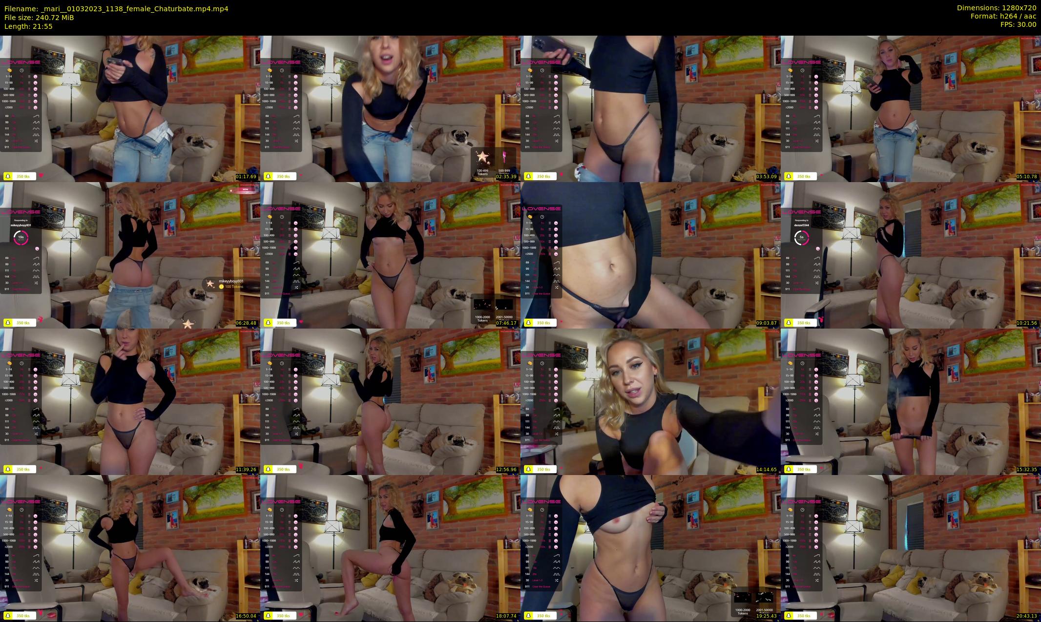 _mari_ — 22 minute Chaturbate female cam show recording, 720p, Mar 1, 2023