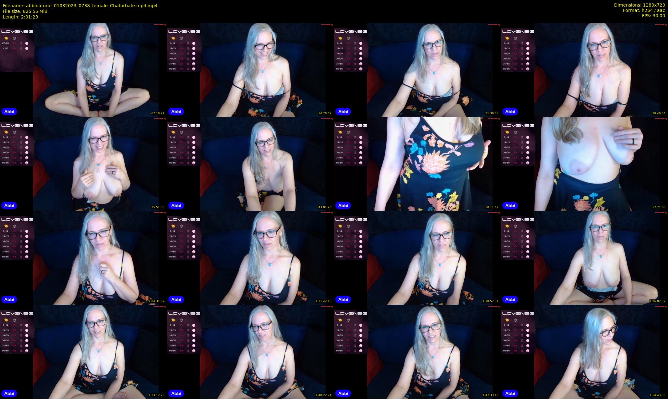 abbinatural — 122 minute Chaturbate female cam show recording, 720p, Mar 1, 2023