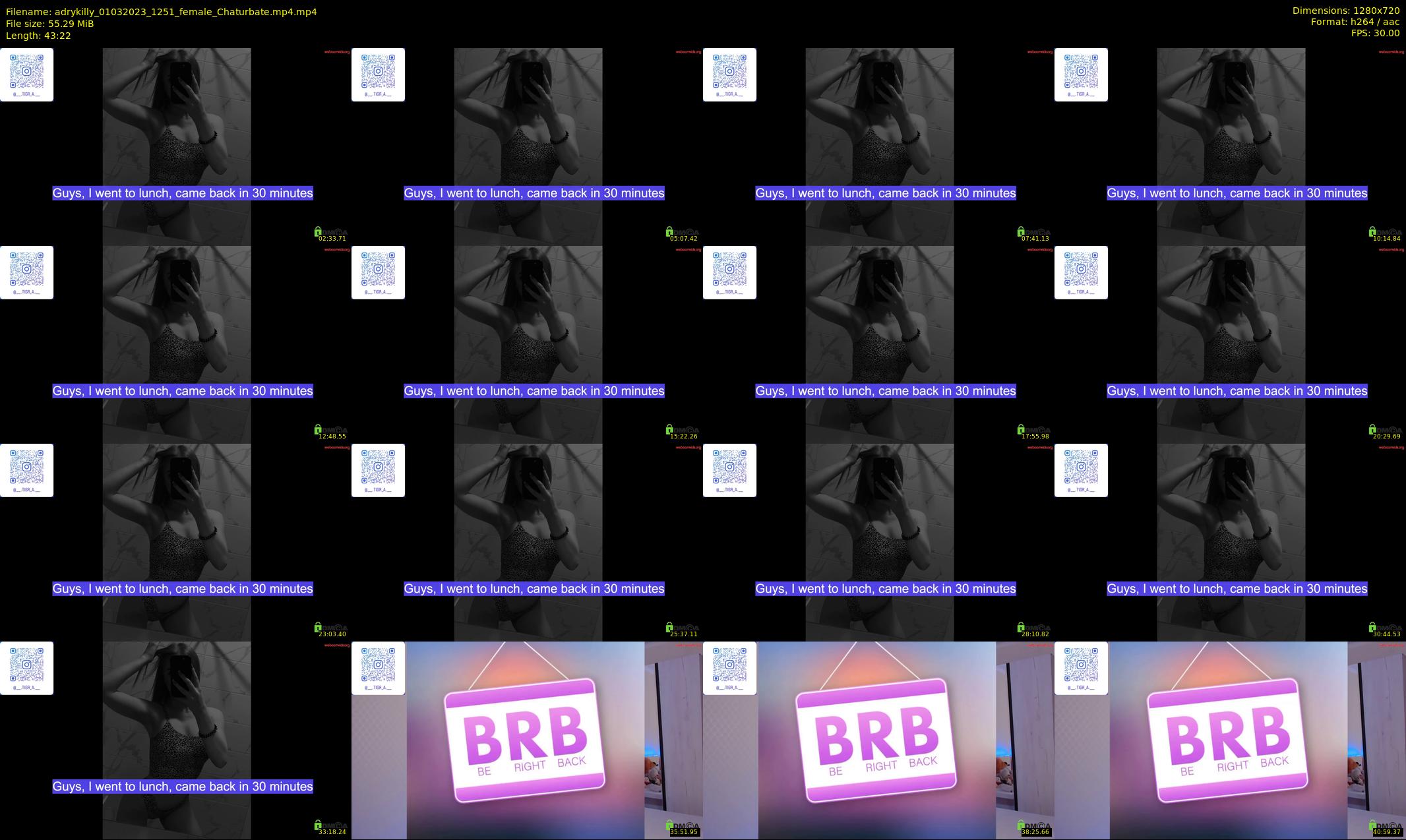 adrykilly — 44 minute Chaturbate female cam show recording, 720p, Mar 1, 2023