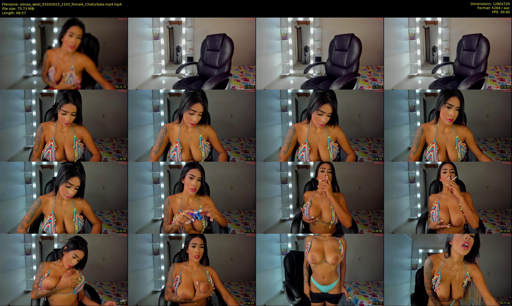 alessa_weet — 9 minute Chaturbate female cam show recording, 720p, Mar 1, 2023