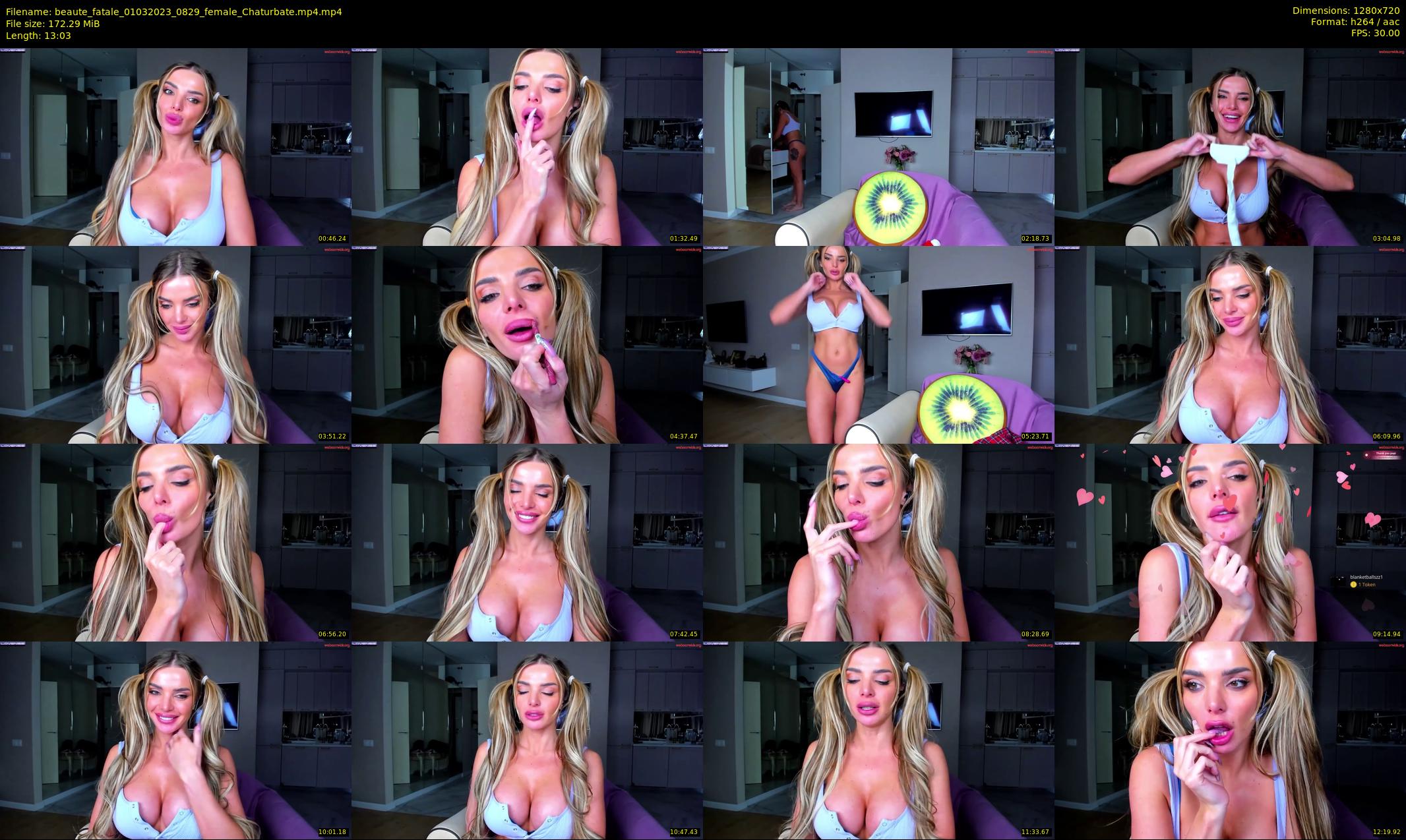 beaute_fatale — 14 minute Chaturbate female cam show recording, 720p, Mar 1, 2023