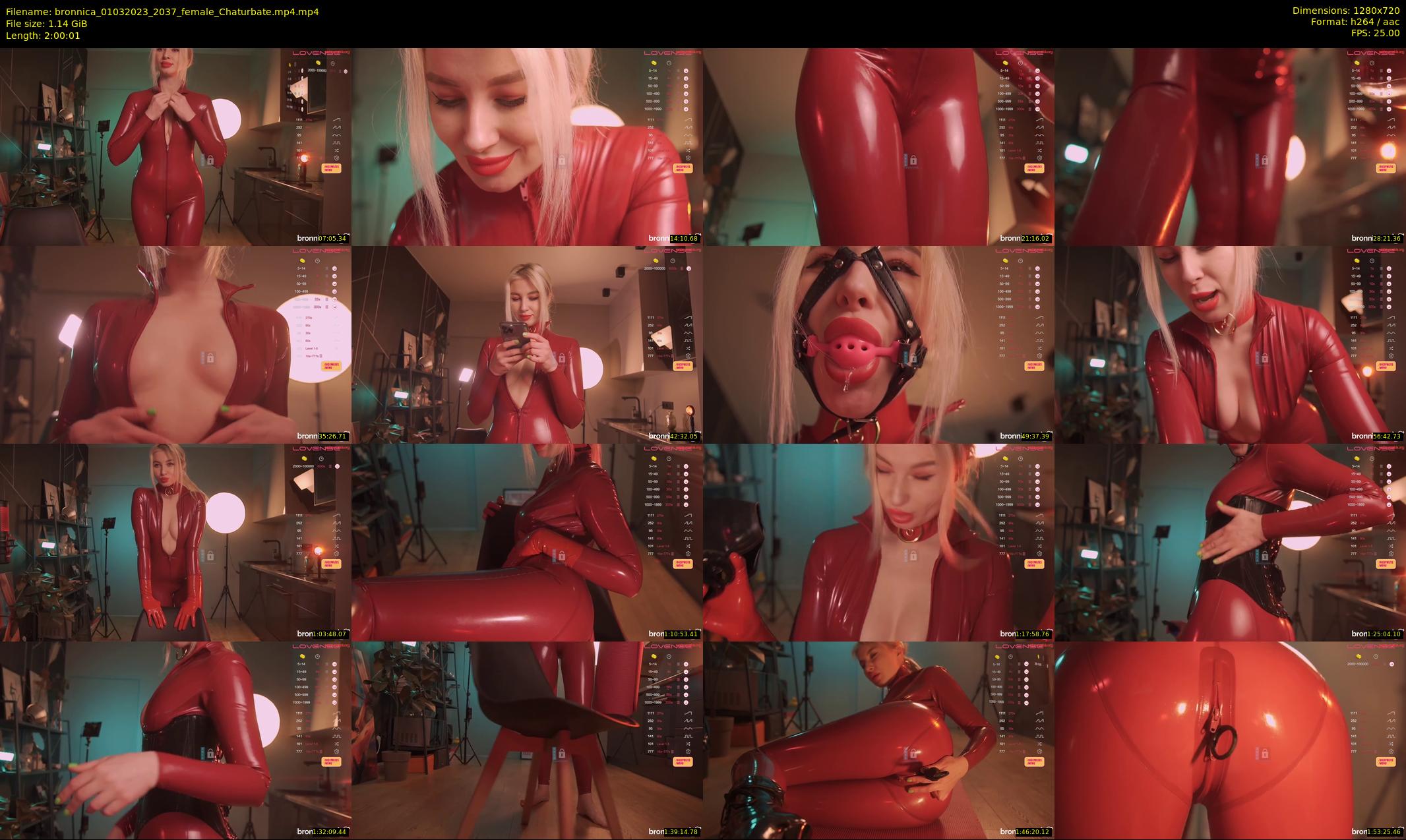 bronnica — 121 minute Chaturbate female cam show recording, 720p, Mar 1, 2023