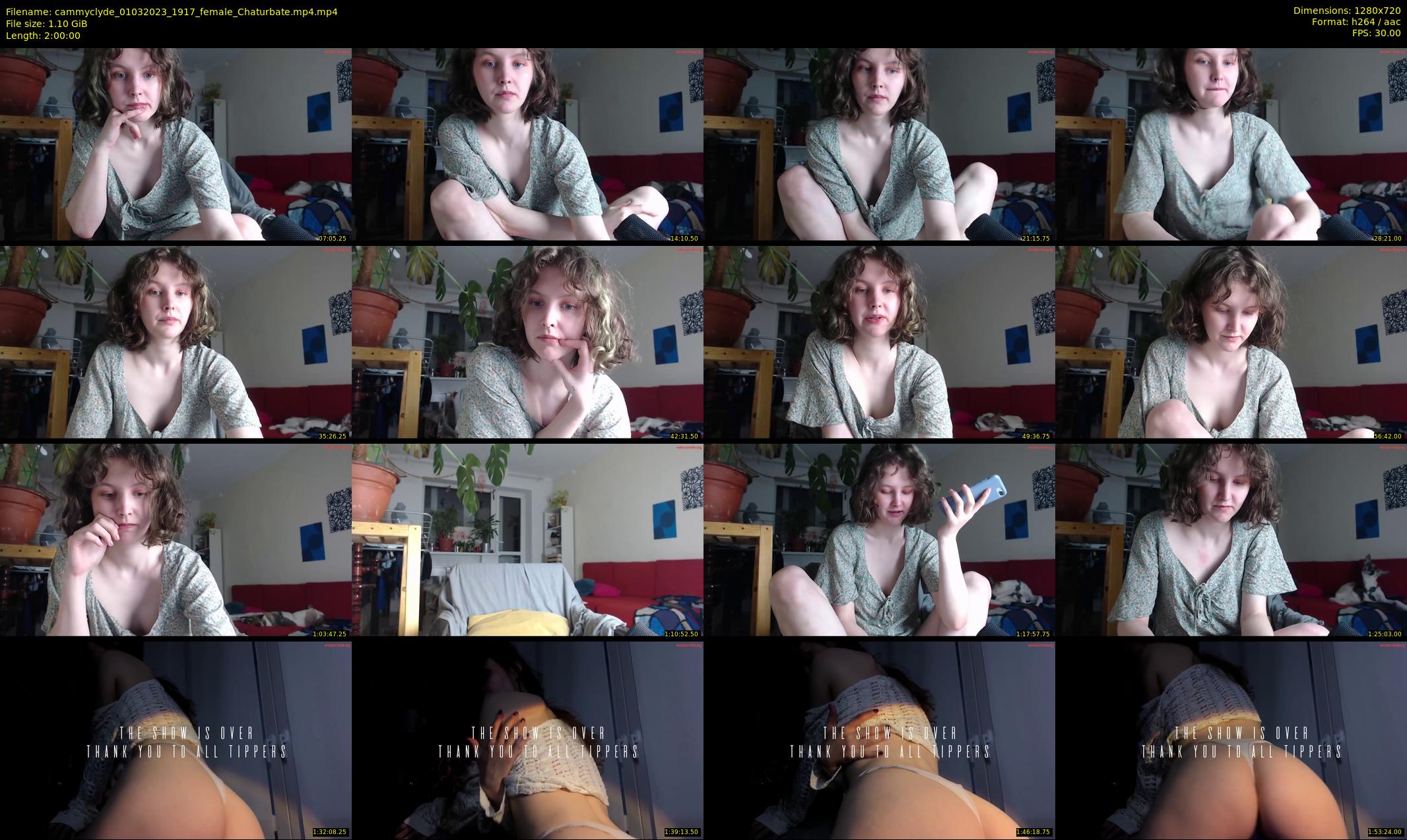 cammyclyde — 120 minute Chaturbate female cam show recording, 720p, Mar 1, 2023