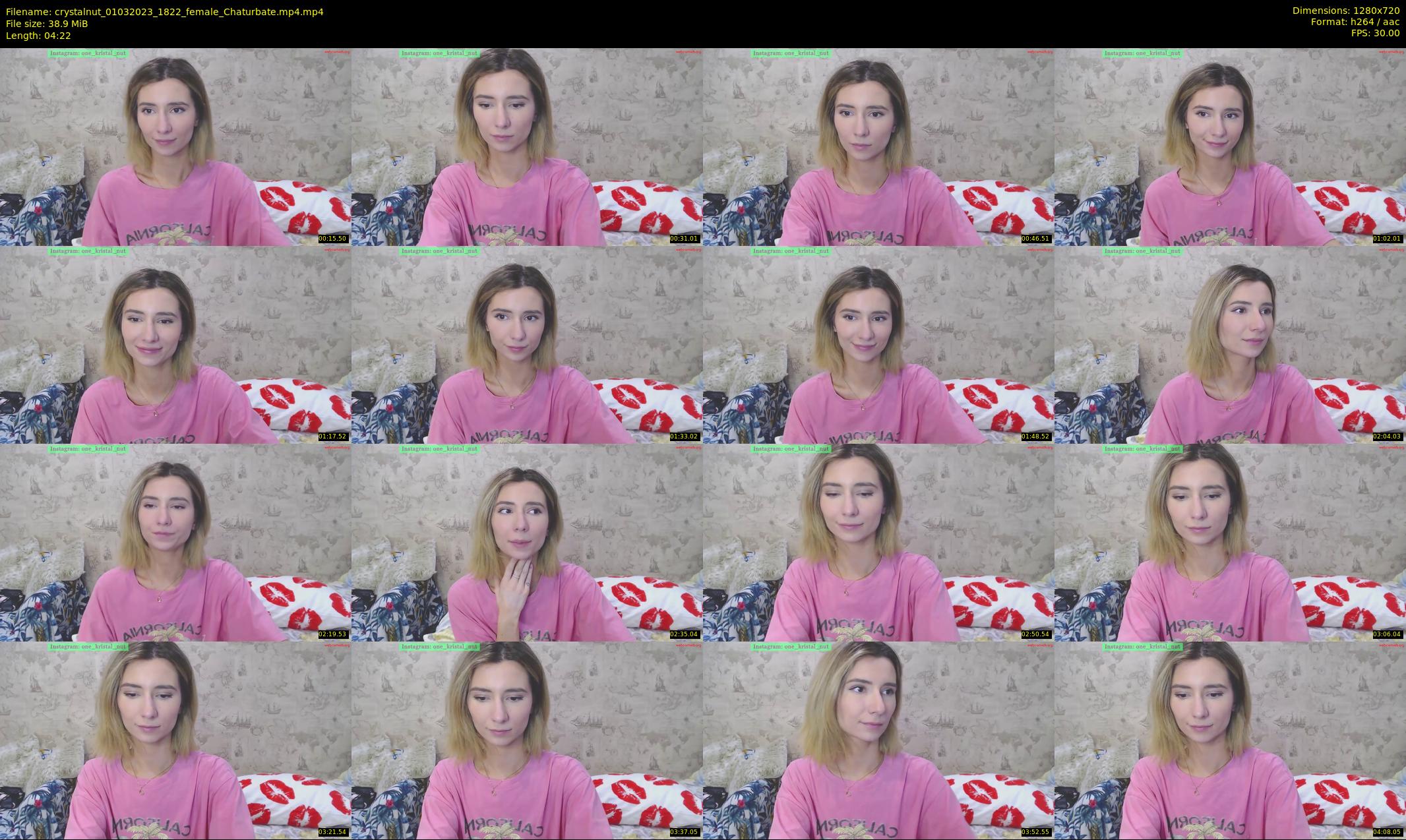 crystalnut — 5 minute Chaturbate female cam show recording, 720p, Mar 1, 2023