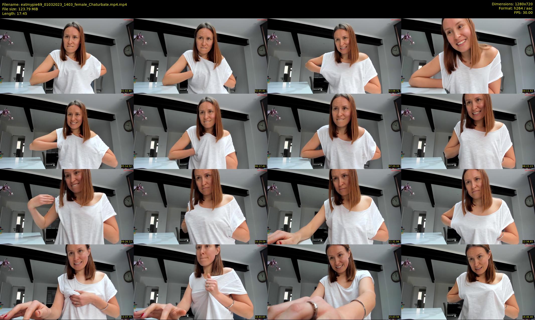 eatmypie69 — 18 minute Chaturbate female cam show recording, 720p, Mar 1, 2023