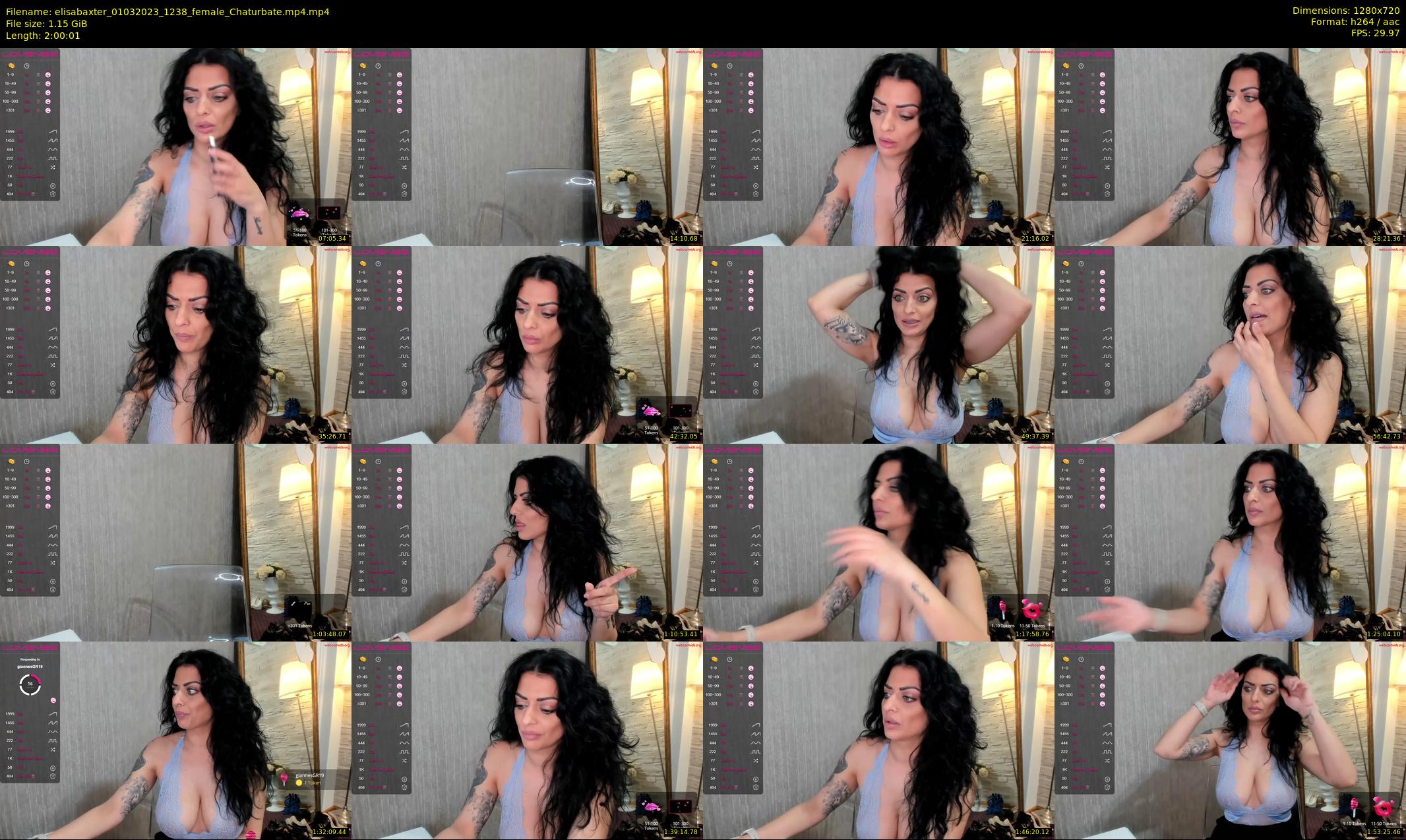 elisabaxter — 121 minute Chaturbate female cam show recording, 720p, Mar 1, 2023