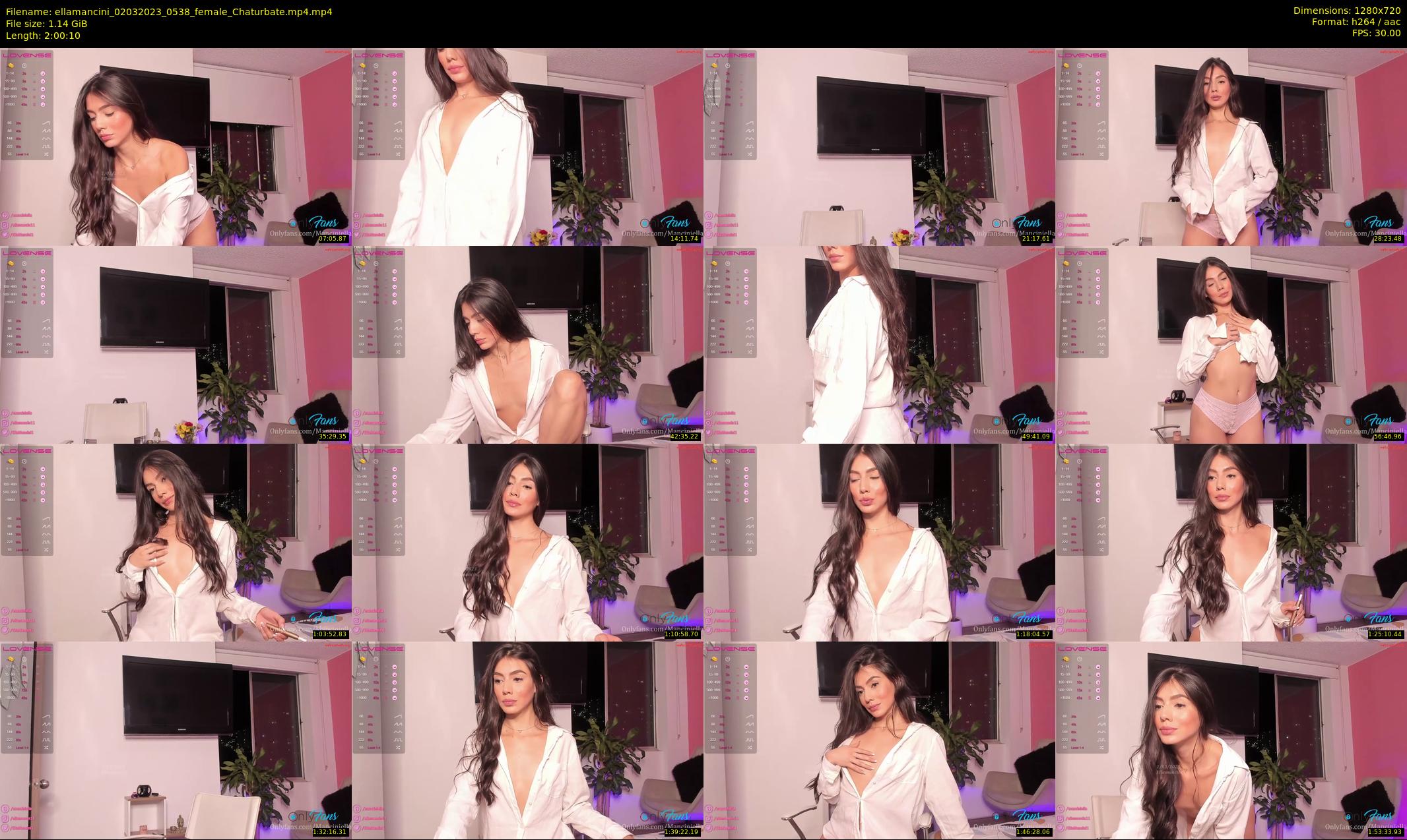 ellamancini — 121 minute Chaturbate female cam show recording, 720p, Mar 2, 2023