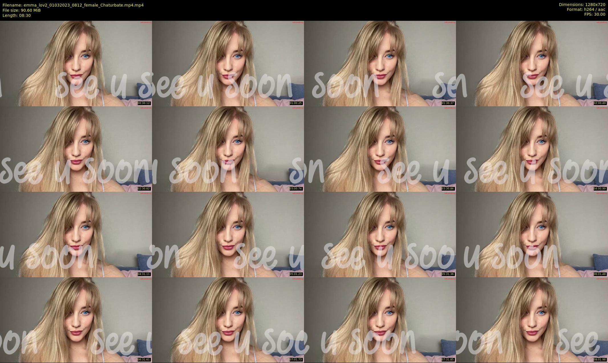 emma_lov2 — 9 minute Chaturbate female cam show recording, 720p, Mar 1, 2023