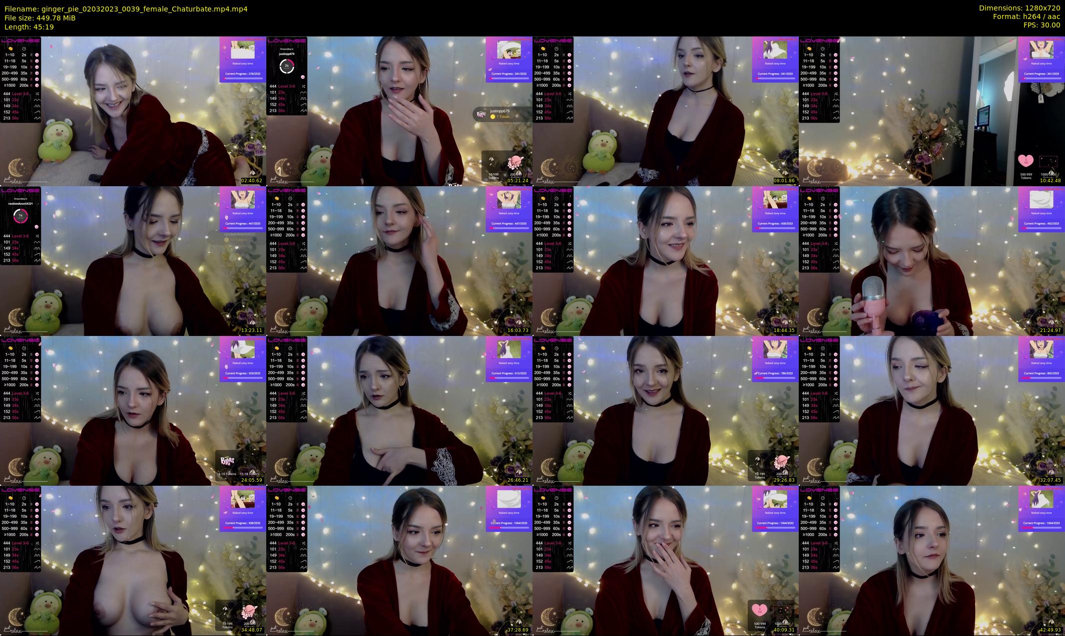 ginger_pie — 46 minute Chaturbate female cam show recording, 720p, Mar 2, 2023