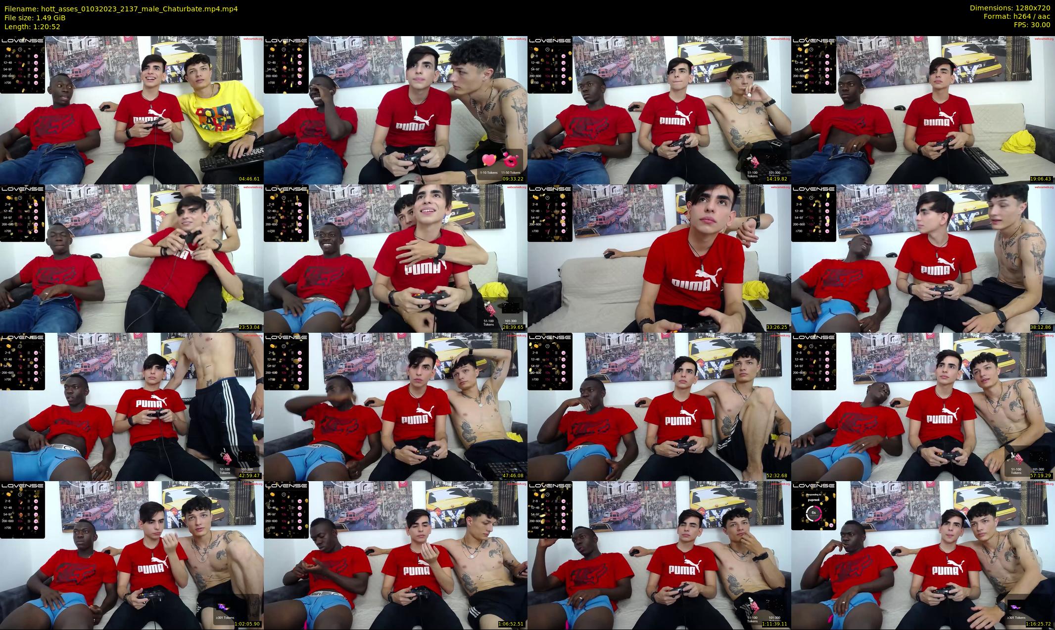 hott_asses — 81 minute Chaturbate male cam show recording, 720p, Mar 1, 2023