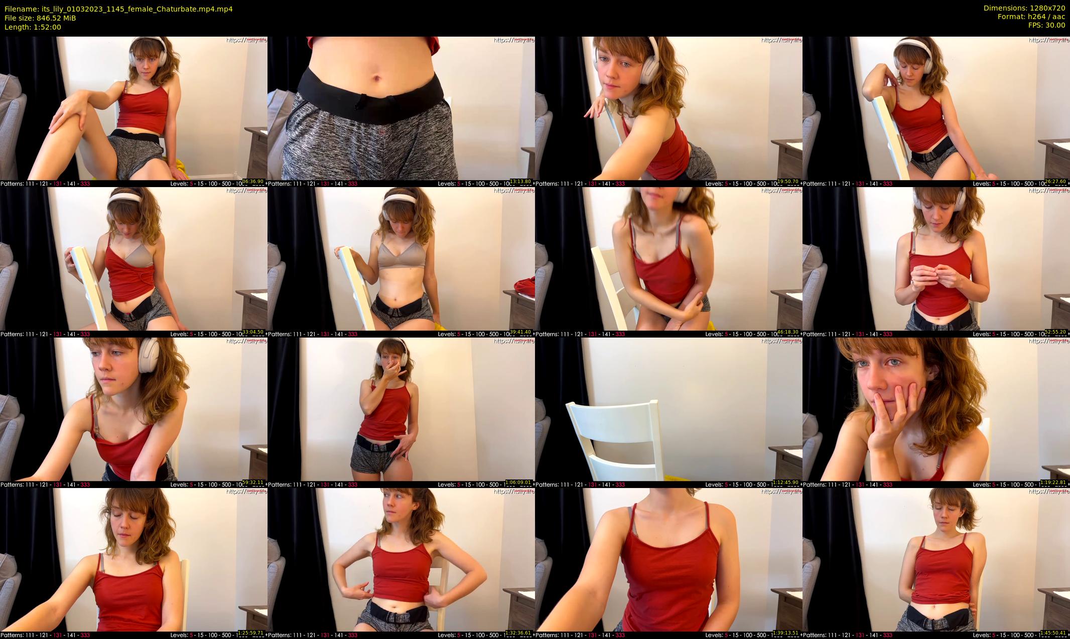 its_lily — 112 minute Chaturbate female cam show recording, 720p, Mar 1, 2023