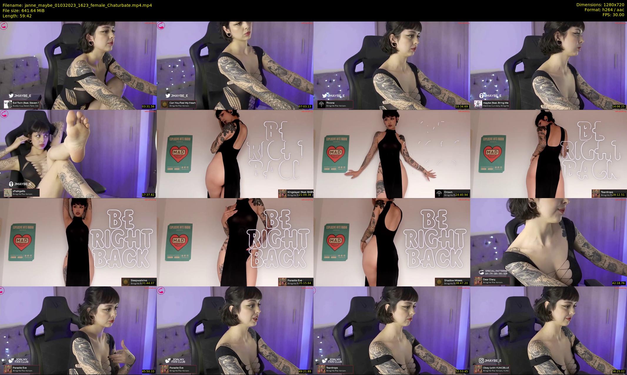 janne_maybe — 60 minute Chaturbate female cam show recording, 720p, Mar 1, 2023