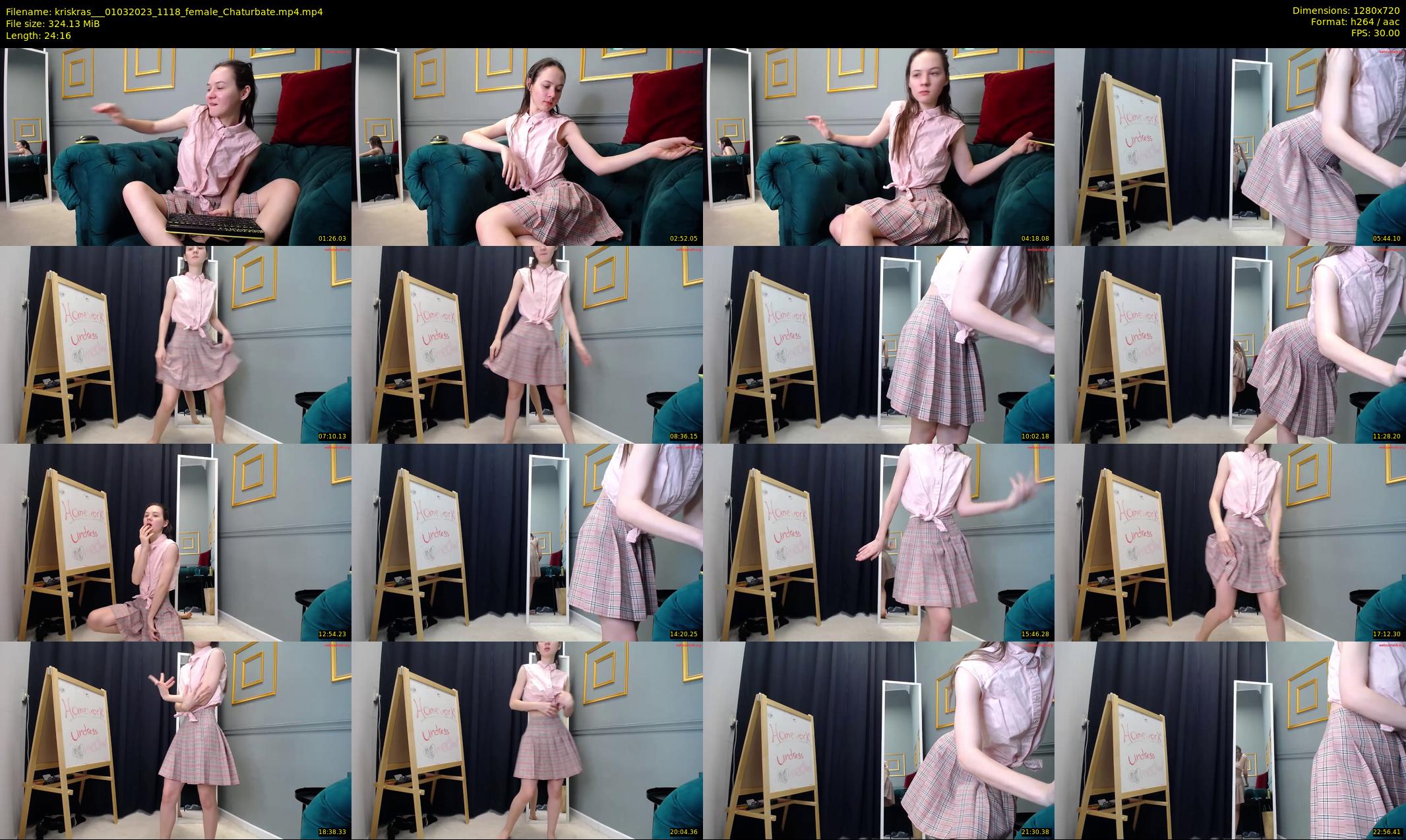 kriskras__ — 25 minute Chaturbate female cam show recording, 720p, Mar 1, 2023
