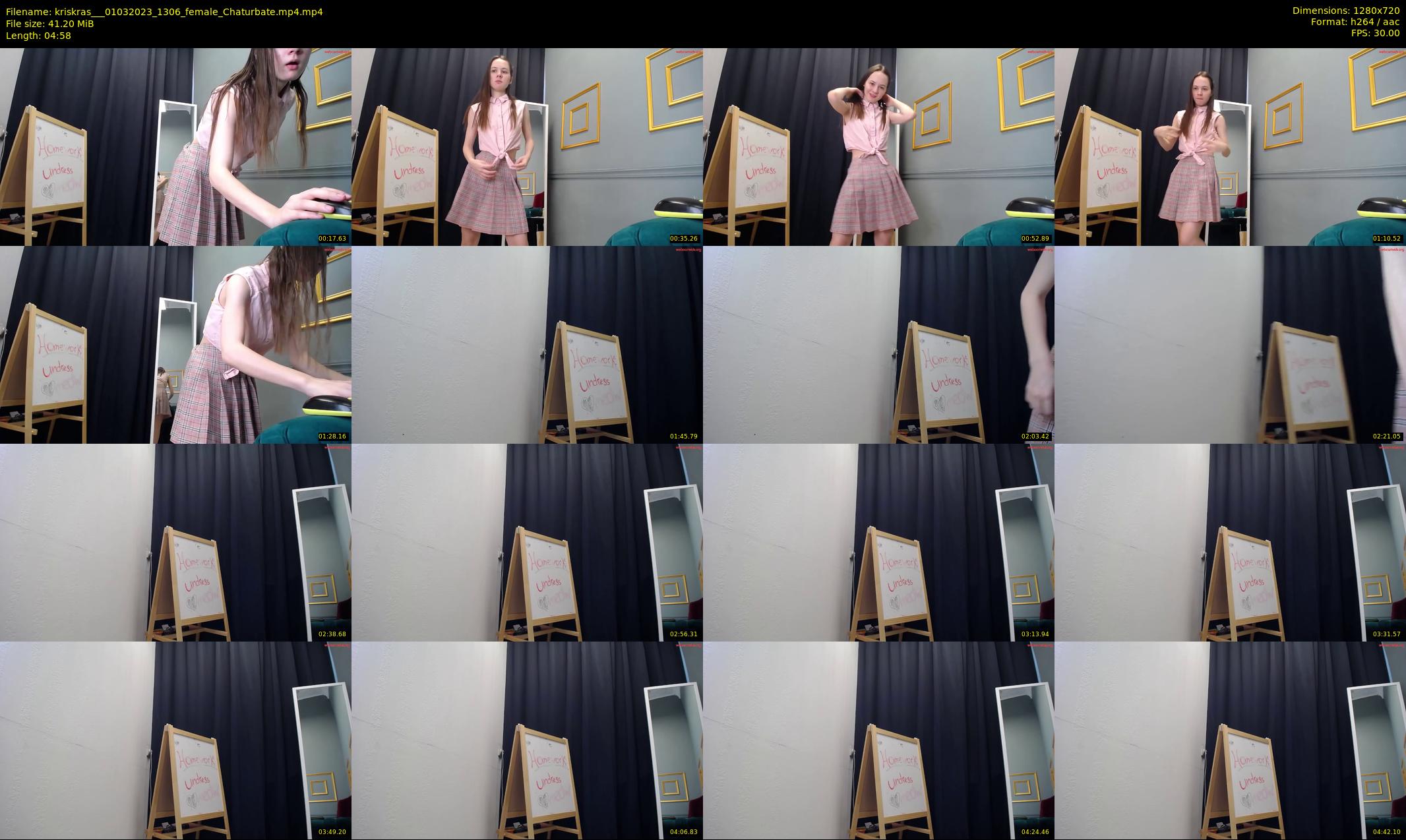 kriskras__ — 5 minute Chaturbate female cam show recording, 720p, Mar 1, 2023