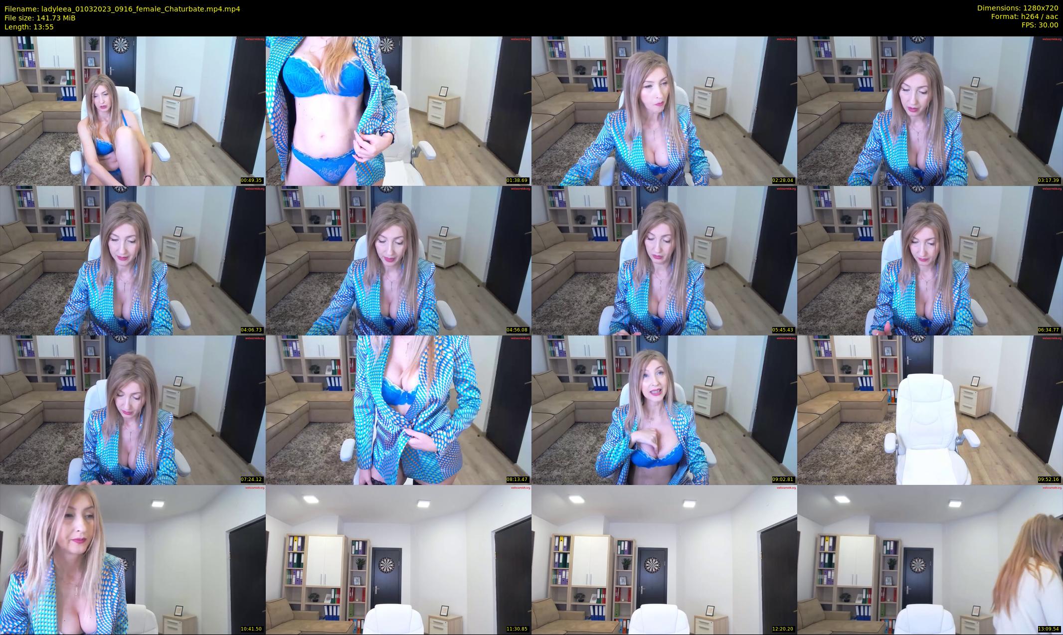 ladyleea — 14 minute Chaturbate female cam show recording, 720p, Mar 1, 2023
