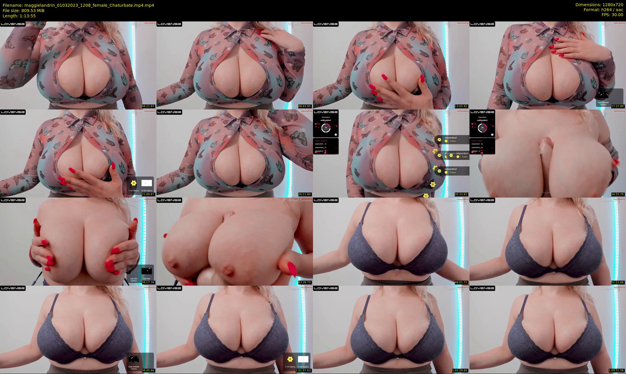 maggielandrin — 74 minute Chaturbate female cam show recording, 720p, Mar 1, 2023