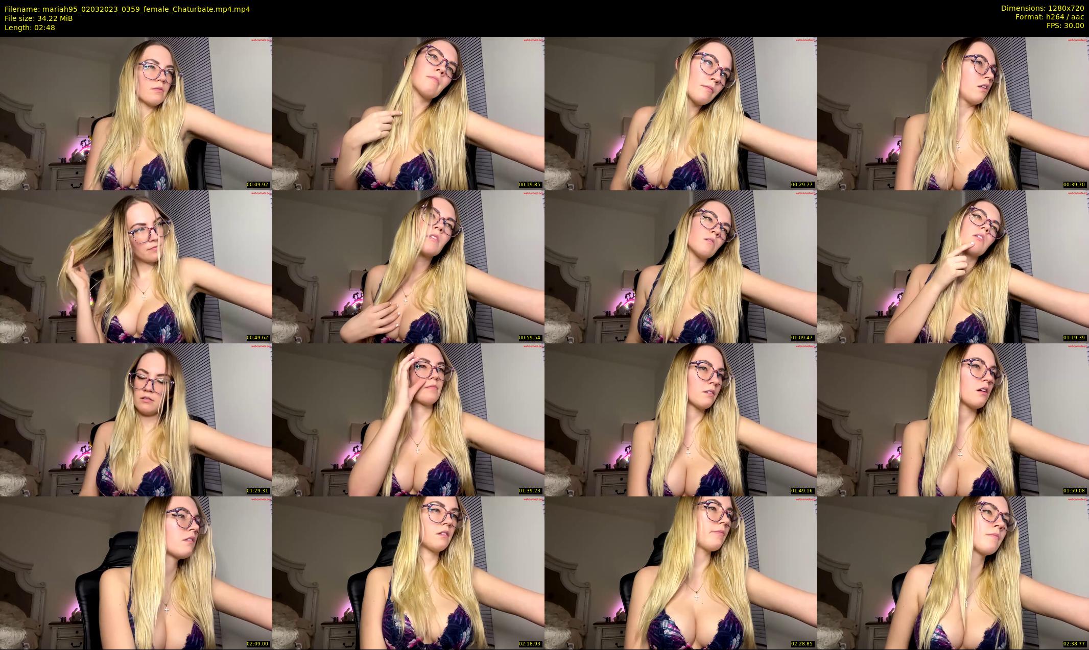 mariah95 — 3 minute Chaturbate female cam show recording, 720p, Mar 2, 2023