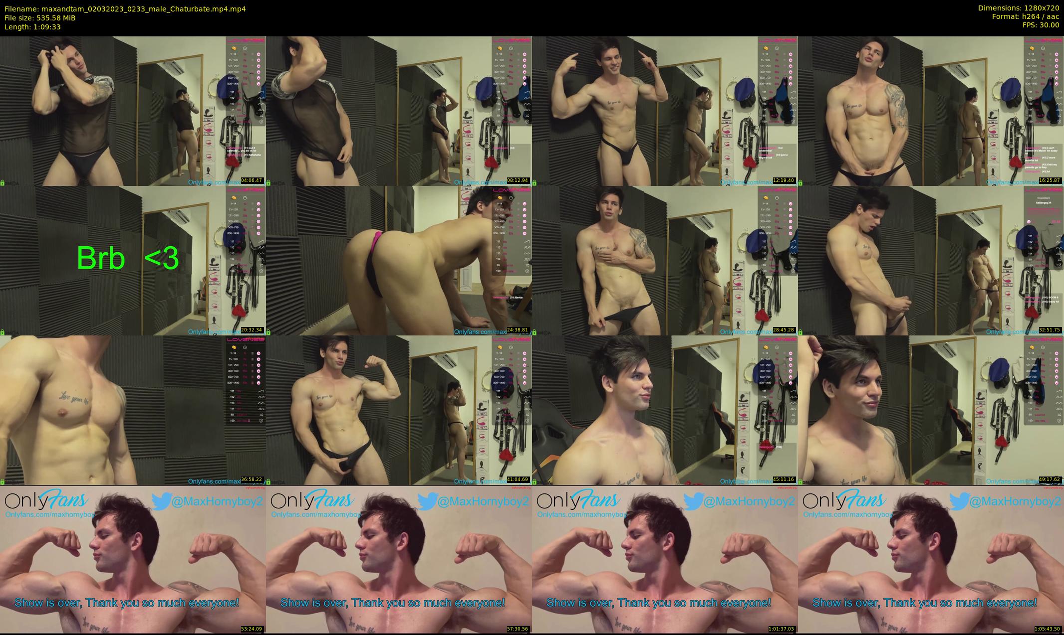maxandtam — 70 minute Chaturbate couple cam show recording, 720p, Mar 2, 2023