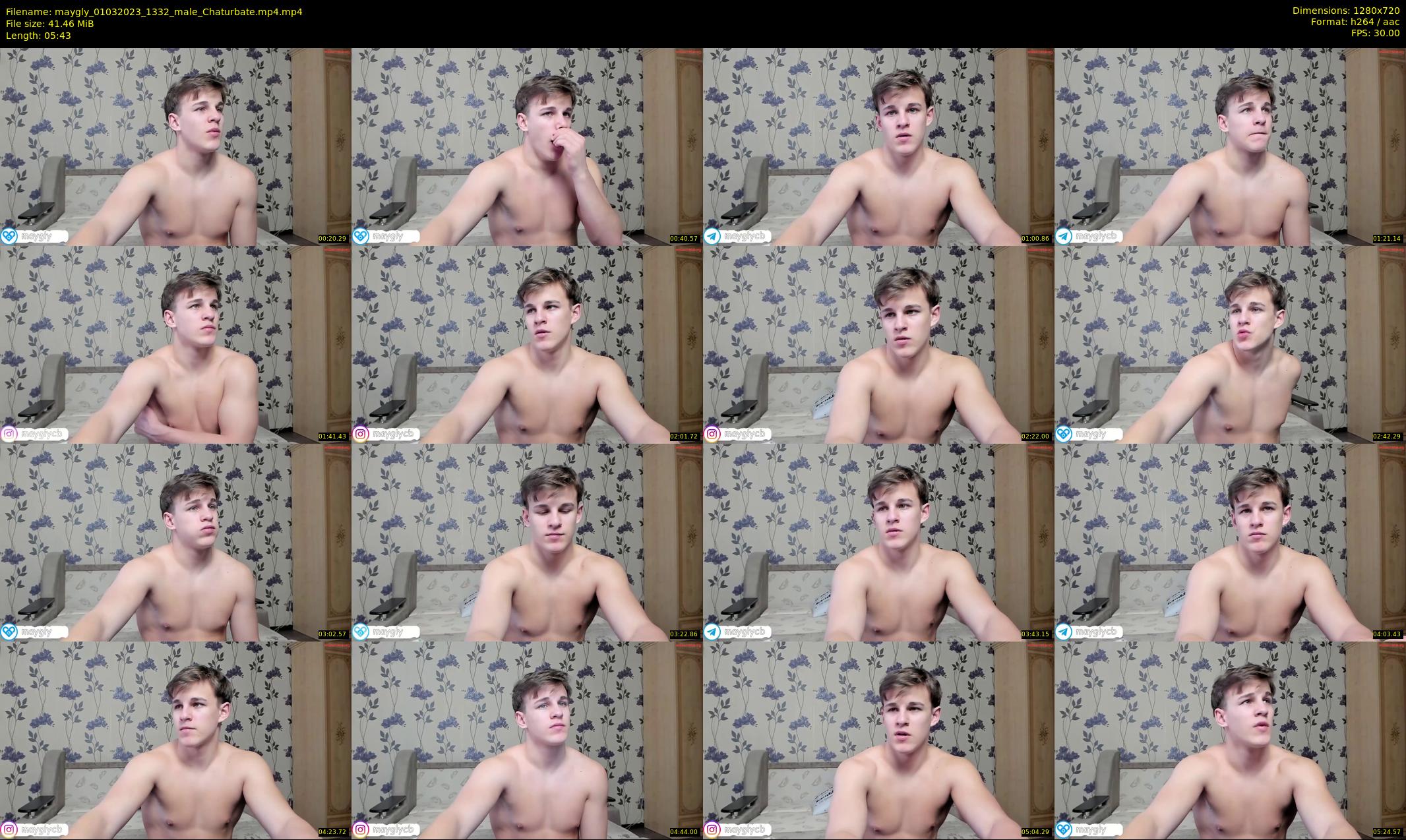 maygly — 6 minute Chaturbate male cam show recording, 720p, Mar 1, 2023