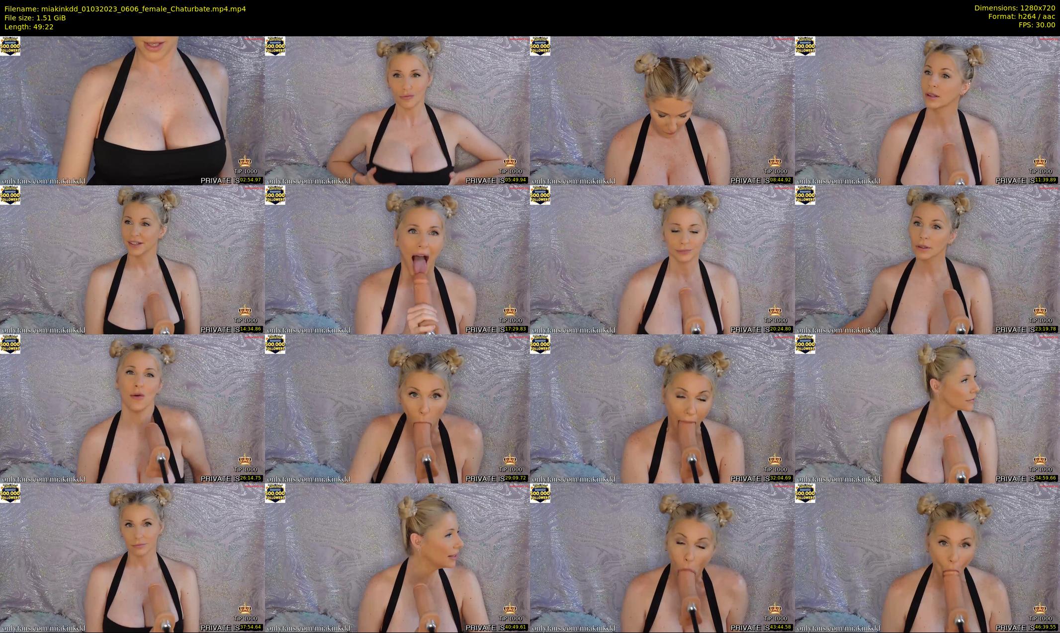 miakinkdd — 50 minute Chaturbate female cam show recording, 720p, Mar 1, 2023