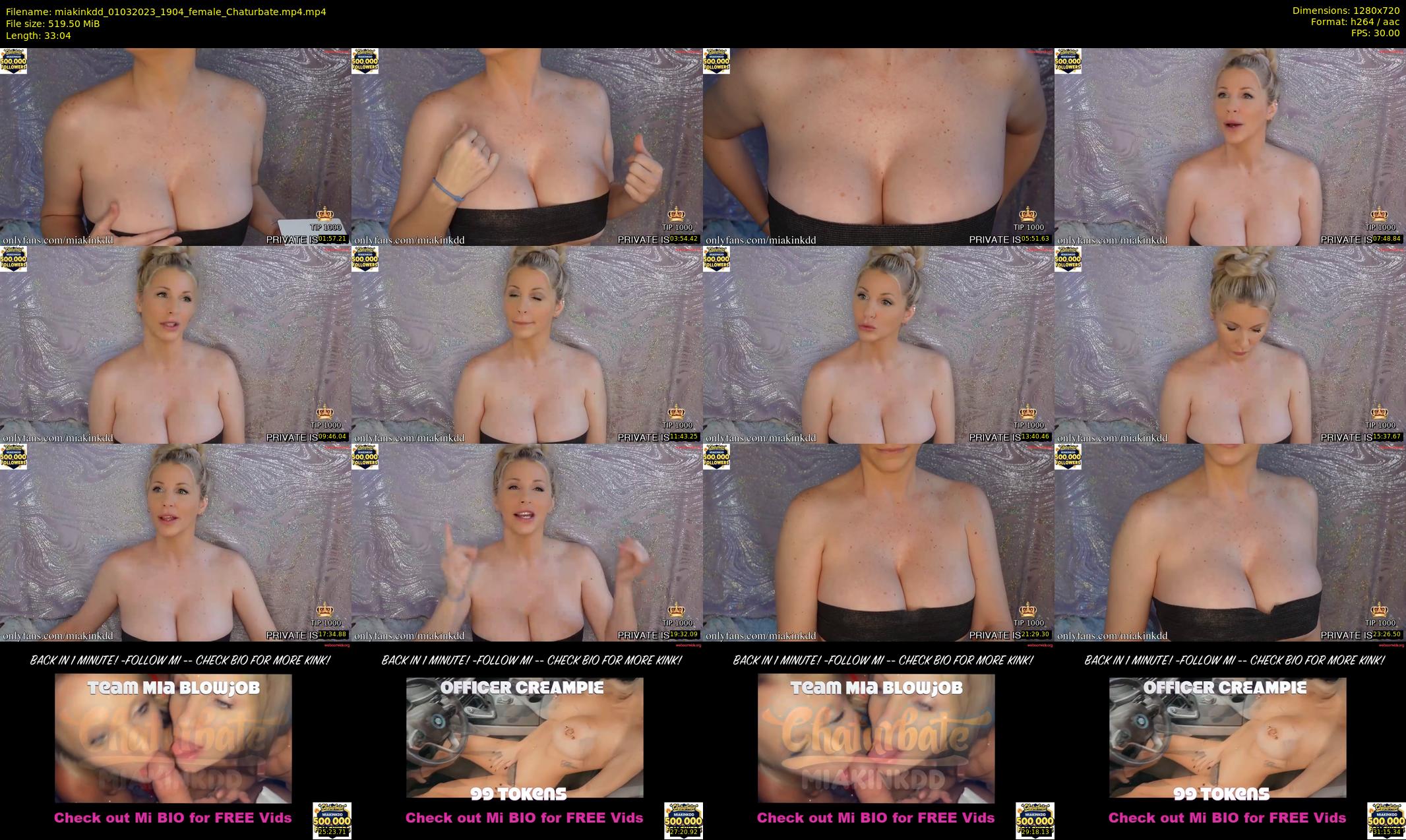 miakinkdd — 34 minute Chaturbate female cam show recording, 720p, Mar 1, 2023