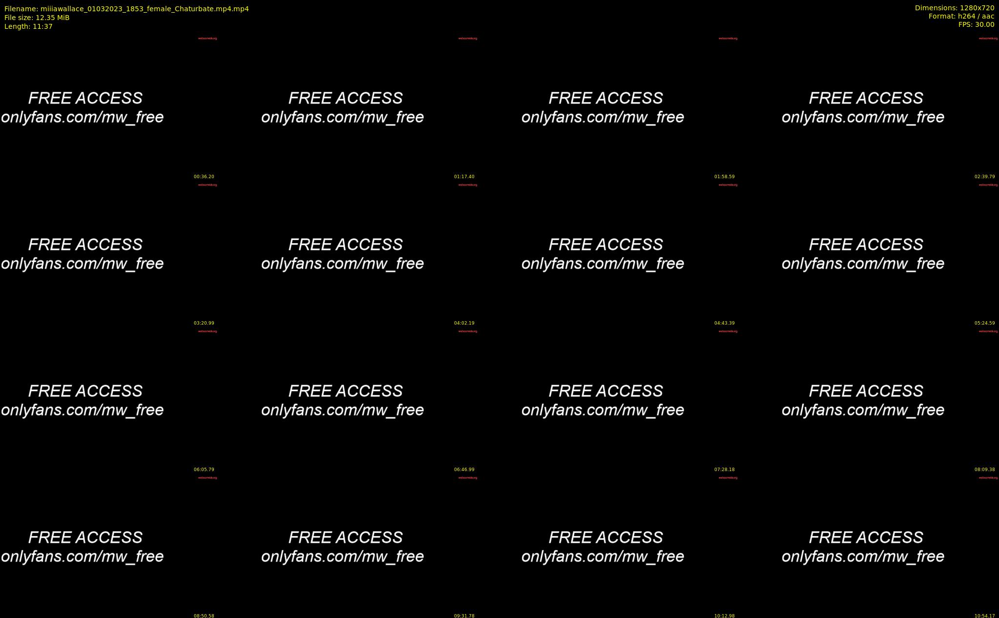 miiiawallace — 12 minute Chaturbate female cam show recording, 720p, Mar 1, 2023