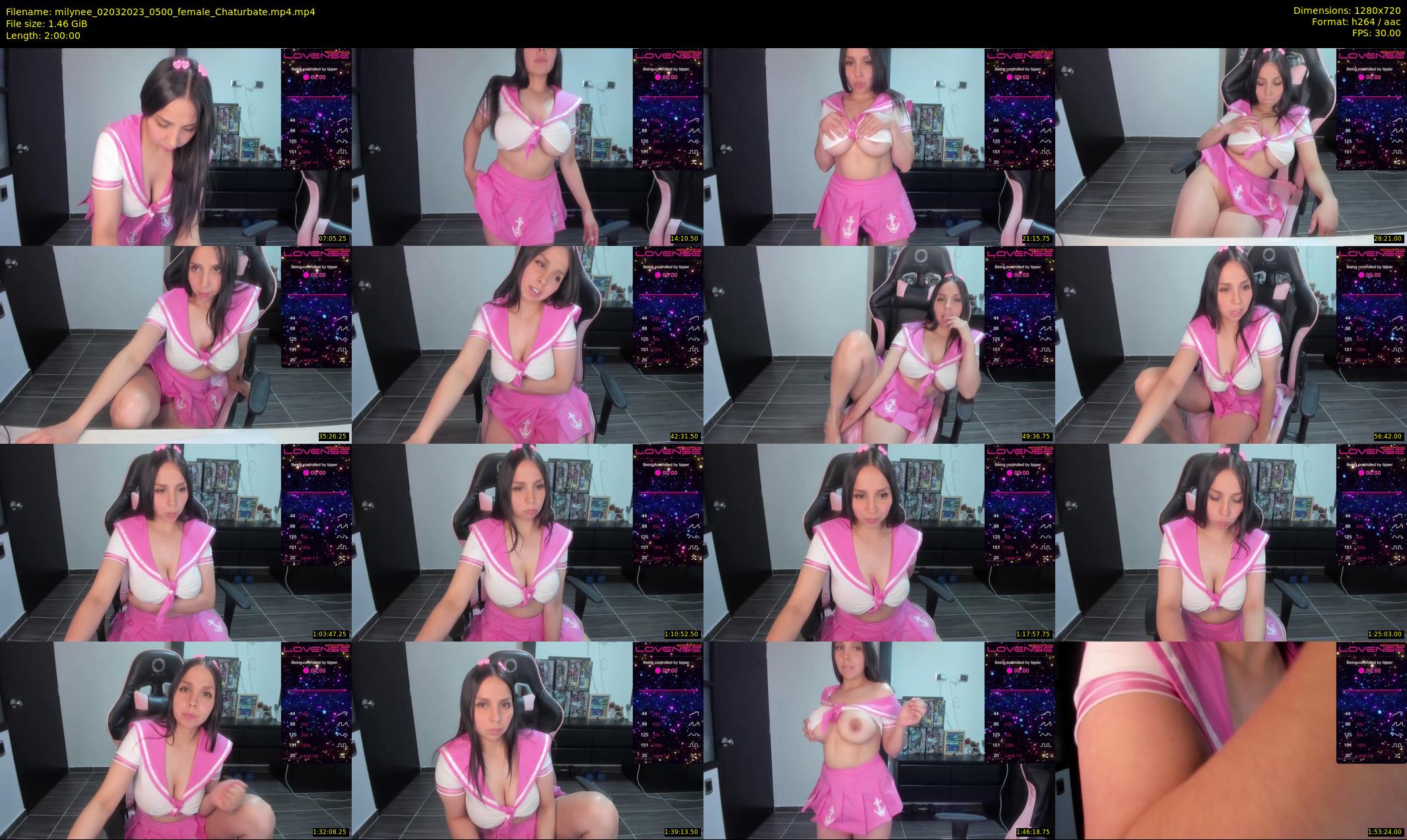 milynee — 120 minute Chaturbate female cam show recording, 720p, Mar 2, 2023