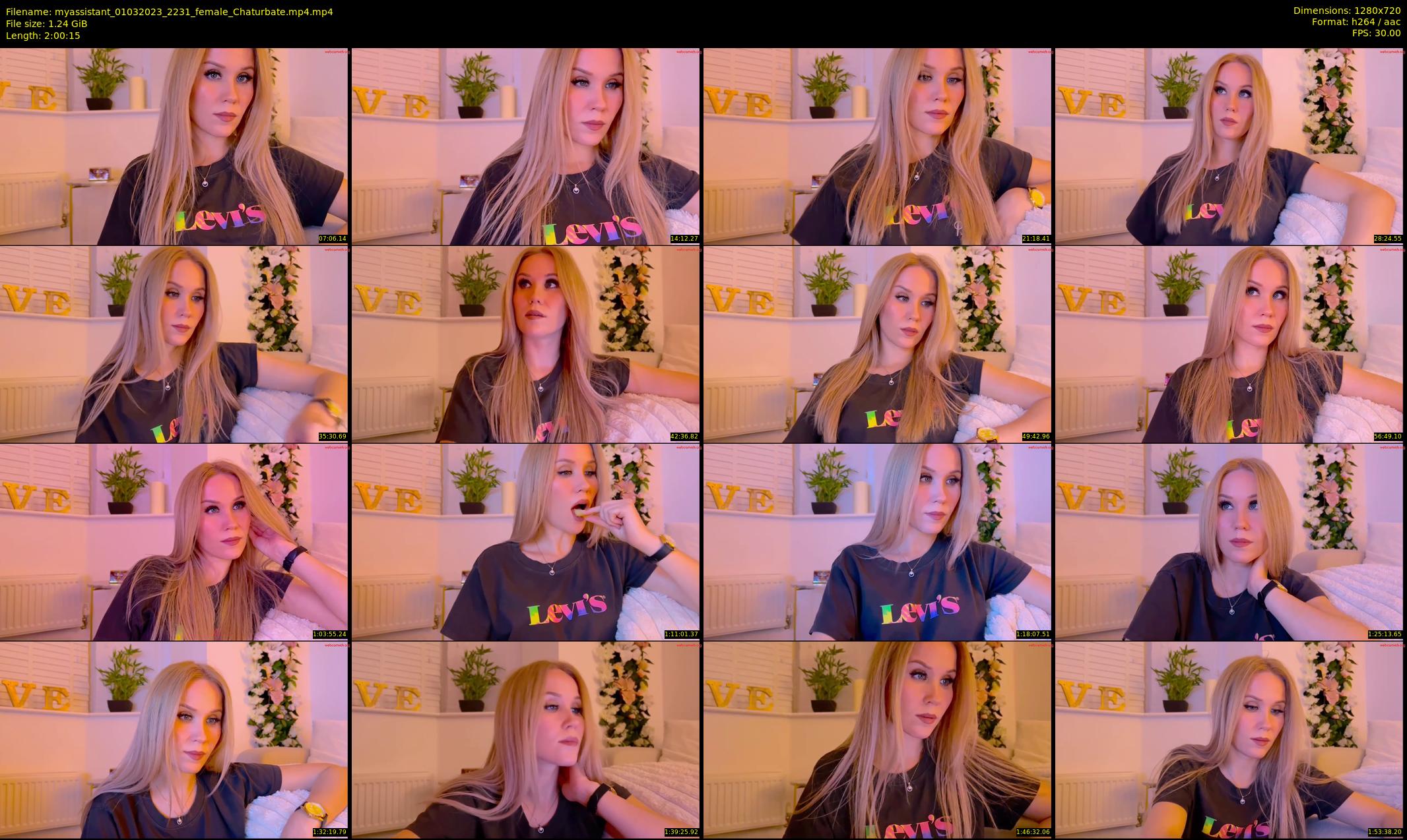 myassistant — 121 minute Chaturbate female cam show recording, 720p, Mar 1, 2023