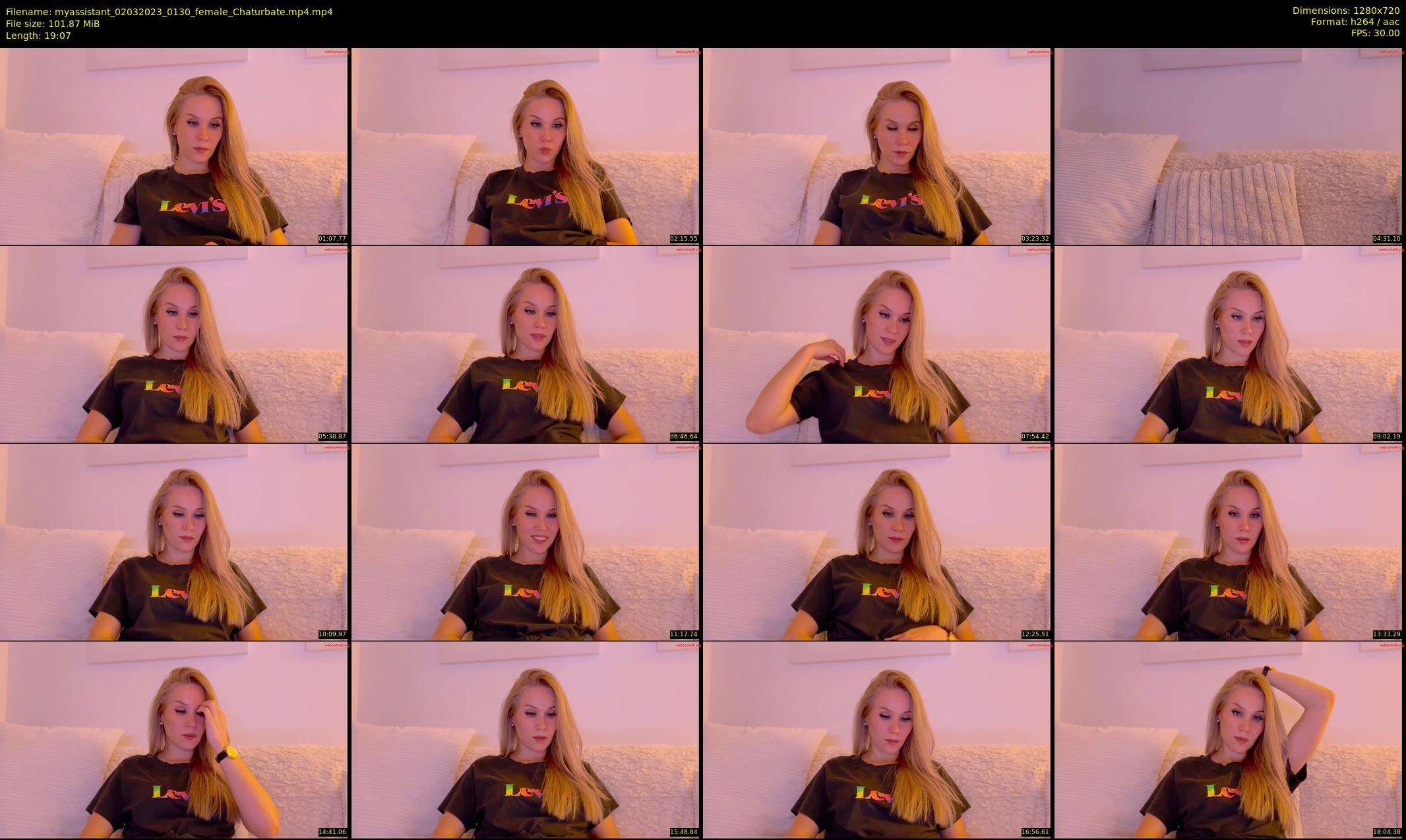 myassistant — 20 minute Chaturbate female cam show recording, 720p, Mar 2, 2023