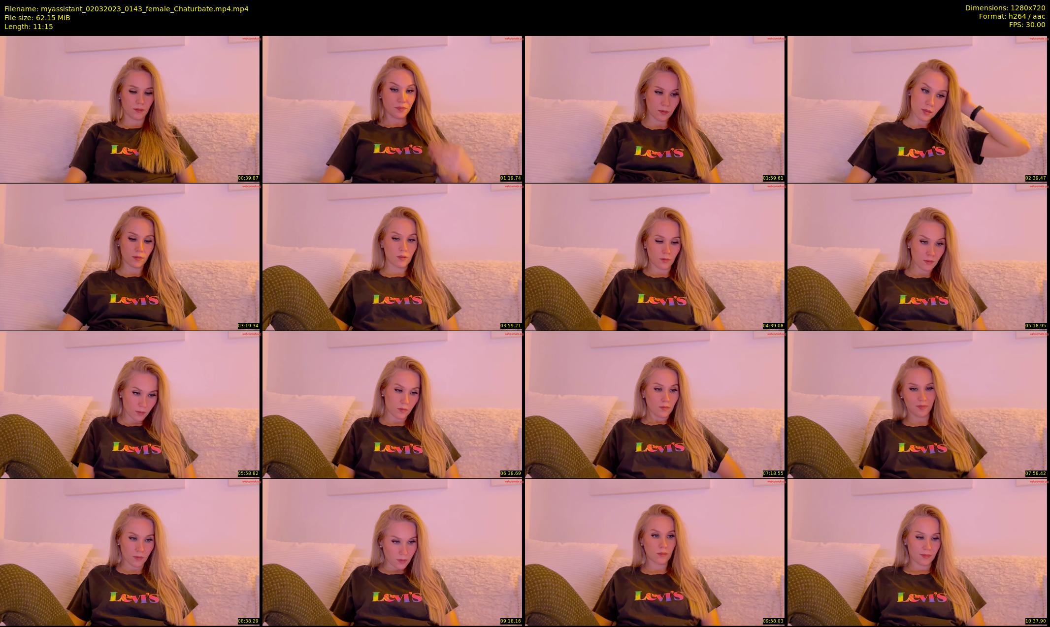 myassistant — 12 minute Chaturbate female cam show recording, 720p, Mar 2, 2023
