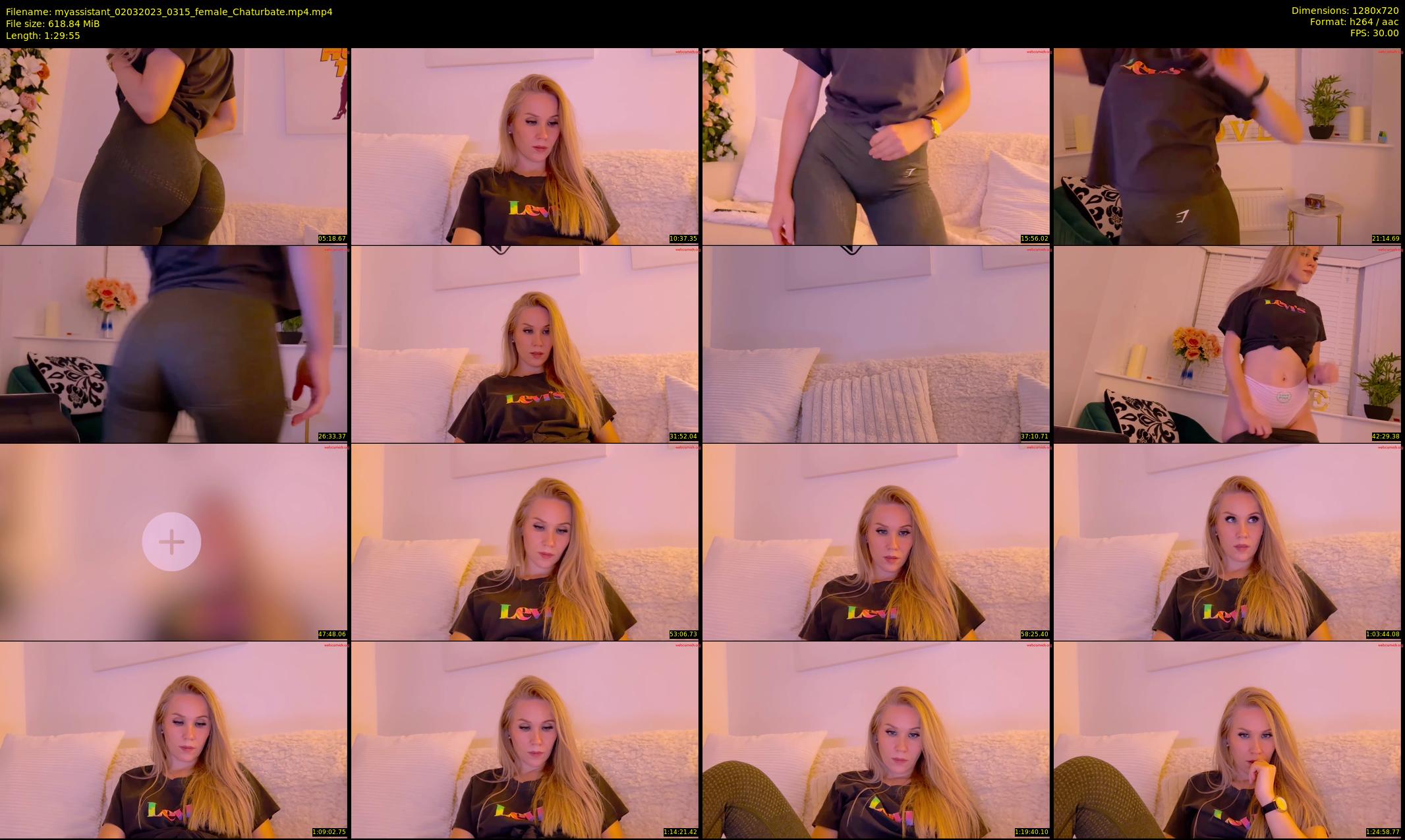 myassistant — 90 minute Chaturbate female cam show recording, 720p, Mar 2, 2023