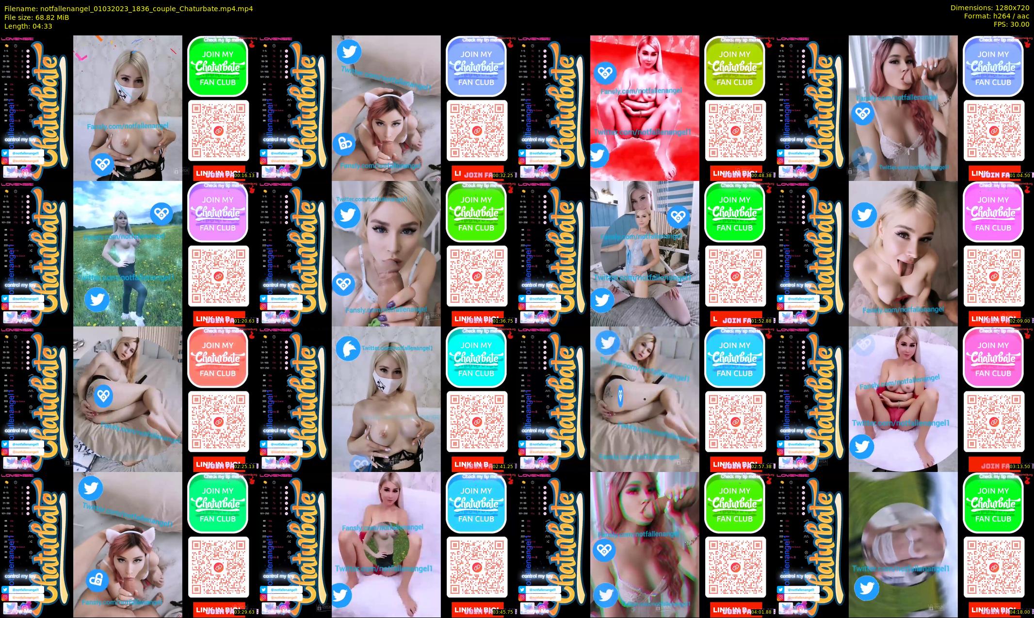 notfallenangel — 5 minute Chaturbate couple cam show recording, 720p, Mar 1, 2023