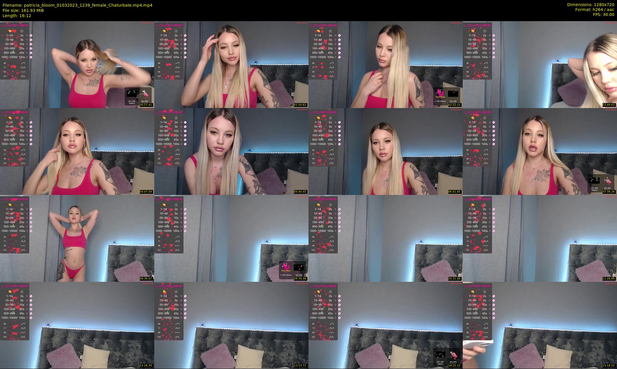 patricia_bloom — 17 minute Chaturbate female cam show recording, 720p, Mar 1, 2023
