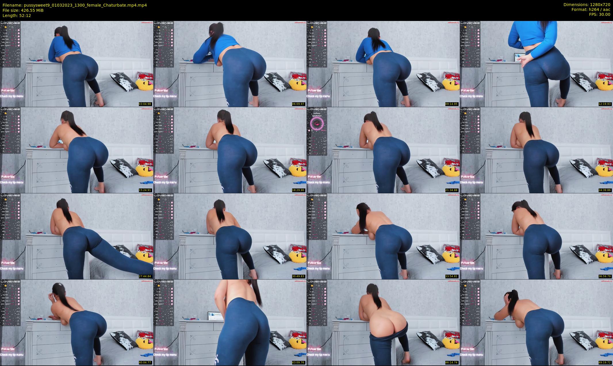 pussysweet9 — 53 minute Chaturbate female cam show recording, 720p, Mar 1, 2023