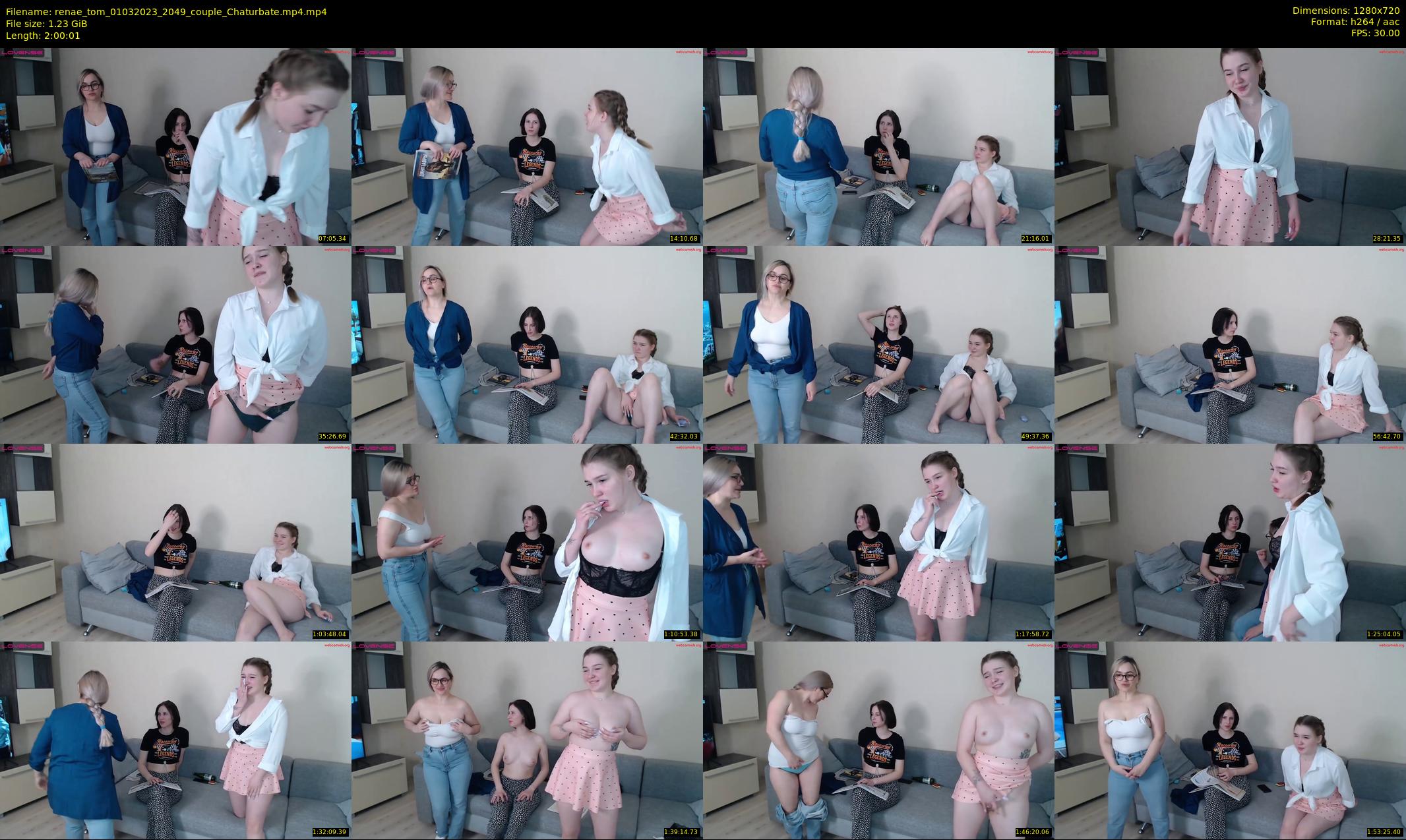 renae_tom — 121 minute Chaturbate couple cam show recording, 720p, Mar 1, 2023
