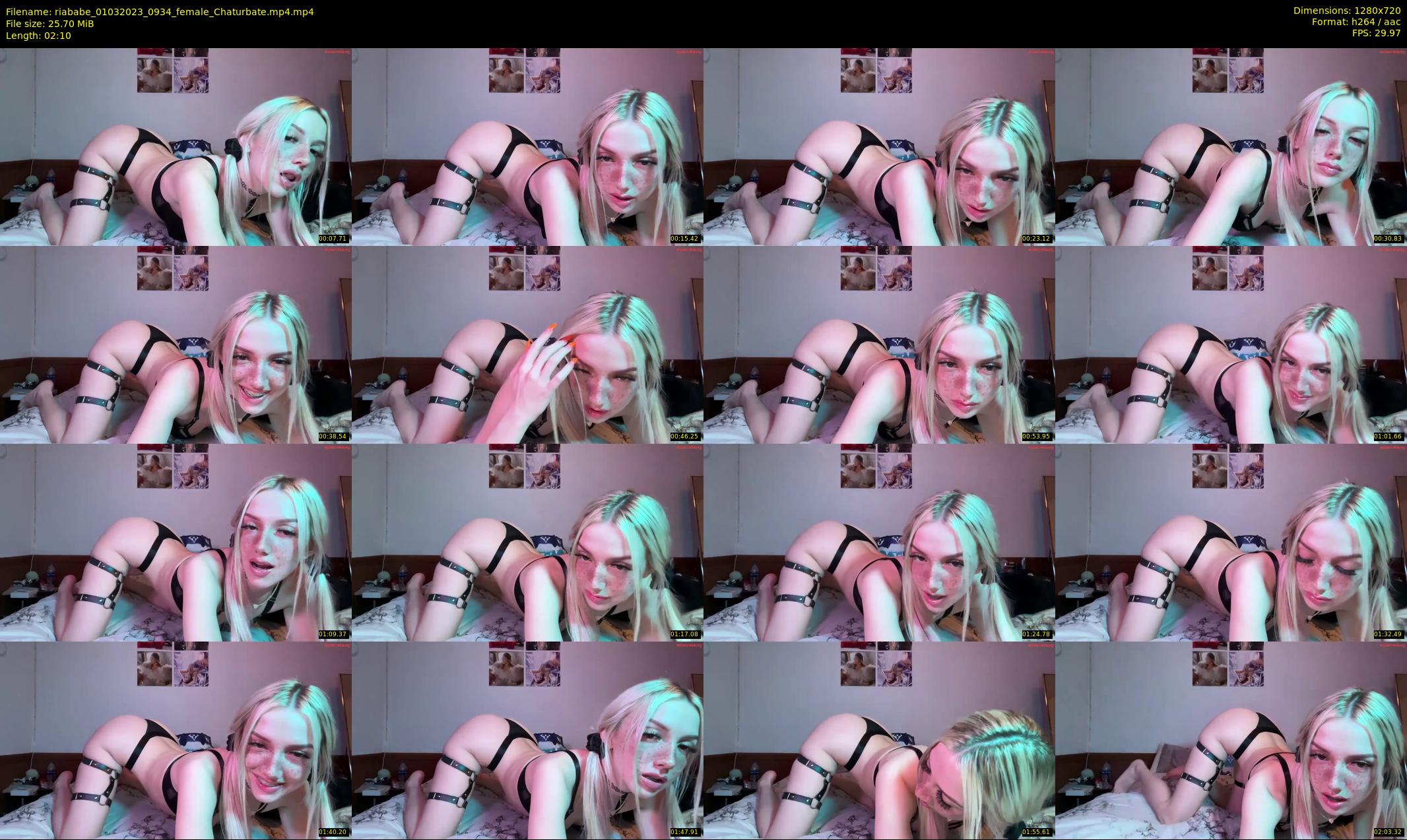 riababe — 3 minute Chaturbate female cam show recording, 720p, Mar 1, 2023