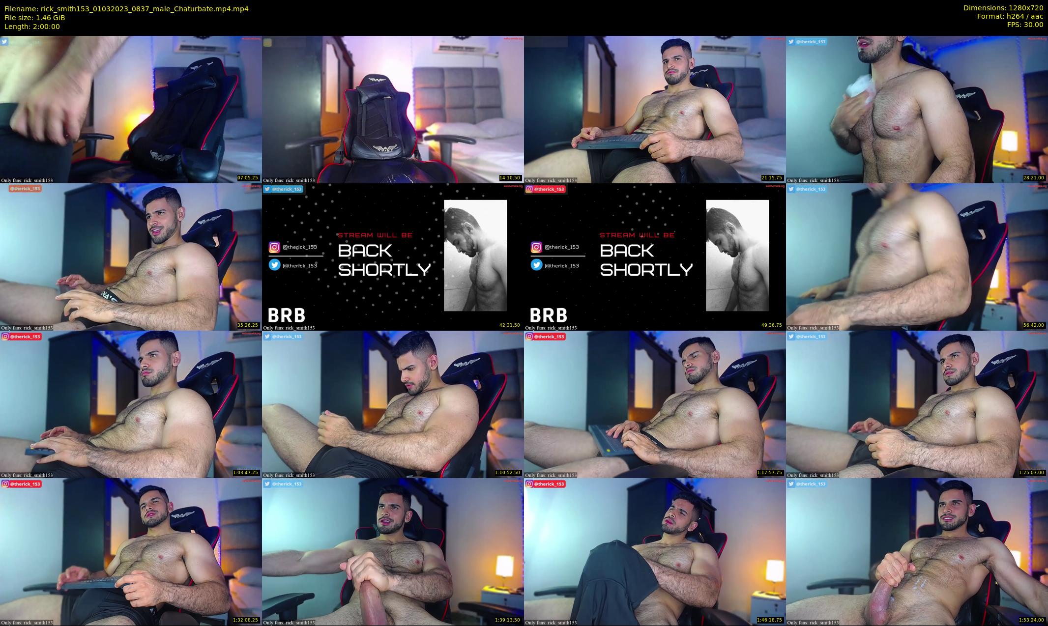 rick_smith153 — 120 minute Chaturbate male cam show recording, 720p, Mar 1, 2023