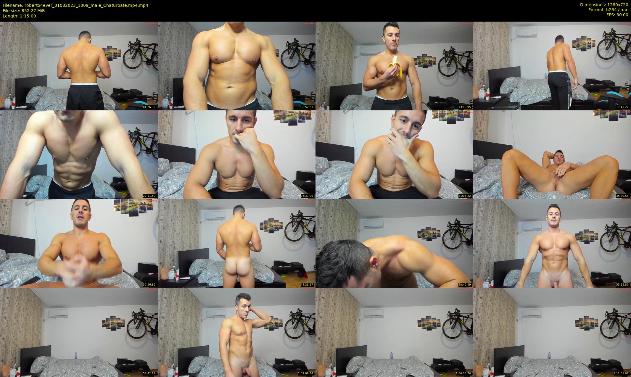 roberto4ever — 76 minute Chaturbate male cam show recording, 720p, Mar 1, 2023